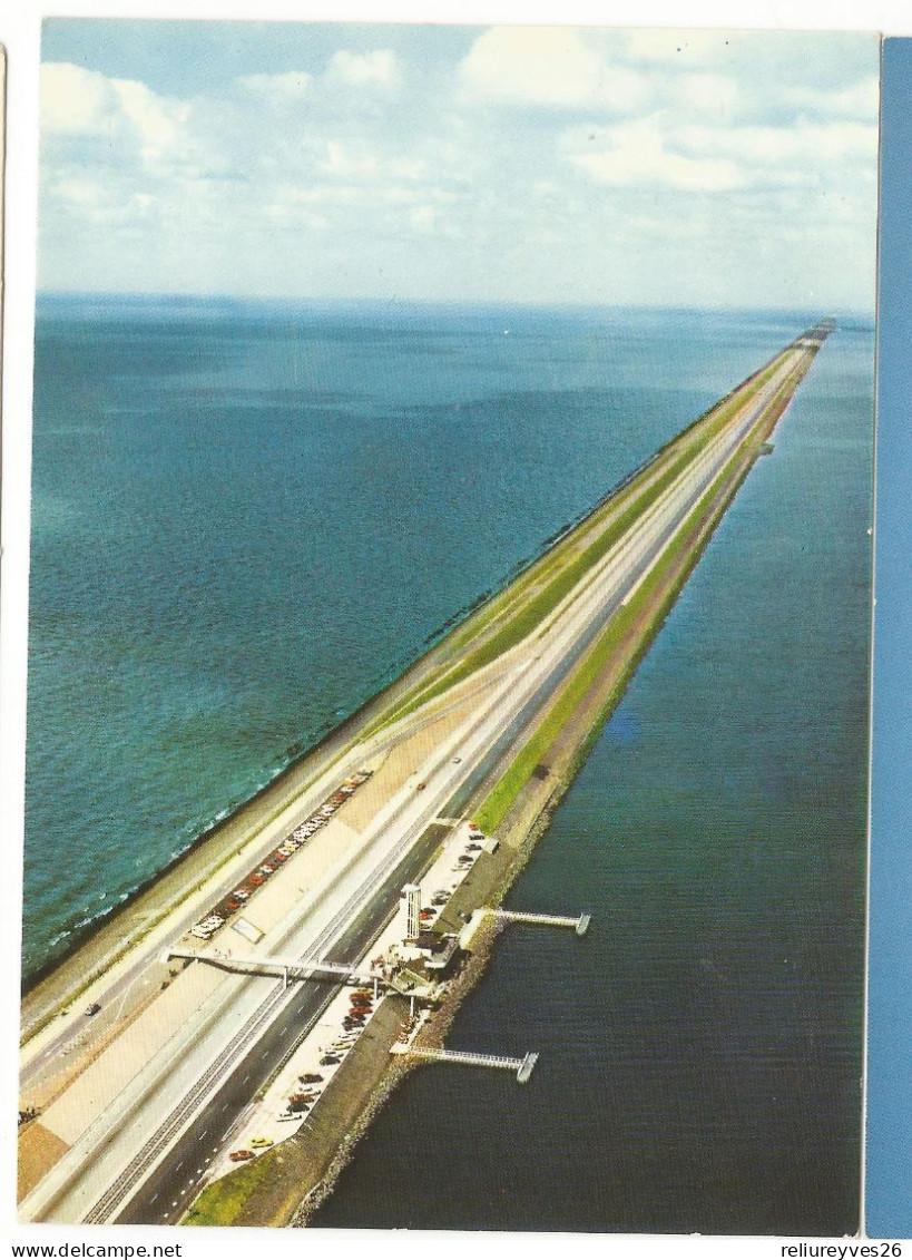 CPSM , Pays-Bas , N°41043, Afsluitdijk Met Monument  In Vogelvlucht , Ed. A.S. - Den Oever (& Afsluitdijk)