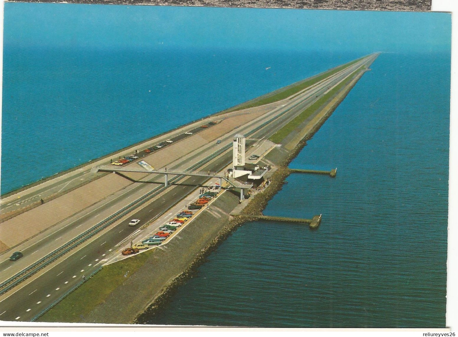 CPSM , Pays-Bas , Monument Afsluitdijk , Ed. V; D M. - Den Oever (& Afsluitdijk)