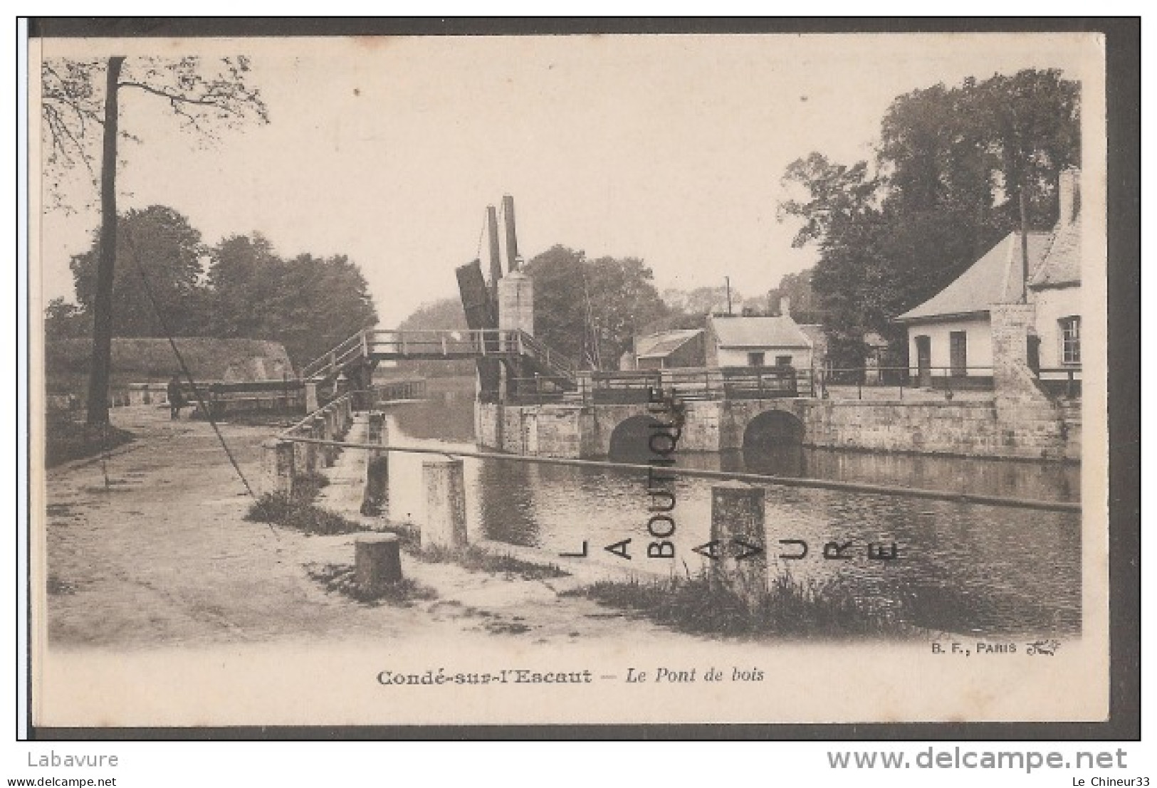 59 - CONDE SUR L'ESCAUT-Le Pont De Bois--- - Conde Sur Escaut