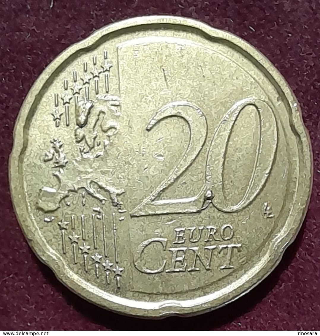 Errore Di Conio 20 Centesimi Euro 2007  Belgio - Variétés Et Curiosités