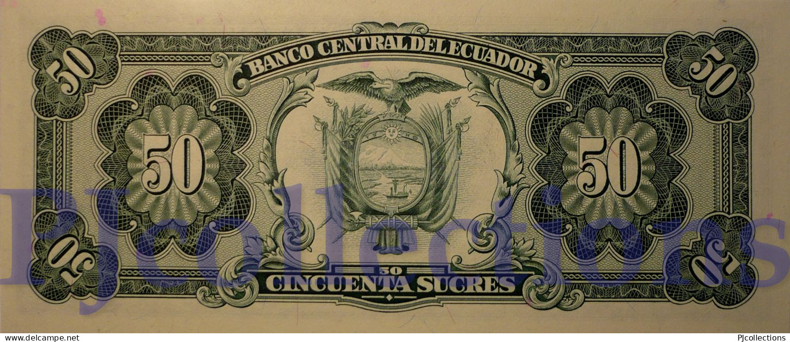 ECUADOR 50 SUCRES 1984 PICK 122c UNC - Equateur