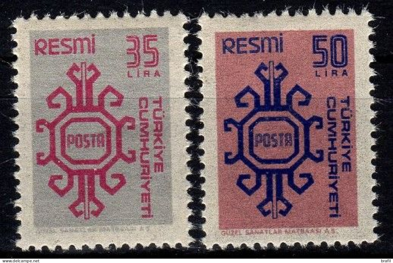 1981 Turchia, Francobolli Per Servizi, Serie Completa Nuova (**) - Timbres De Service