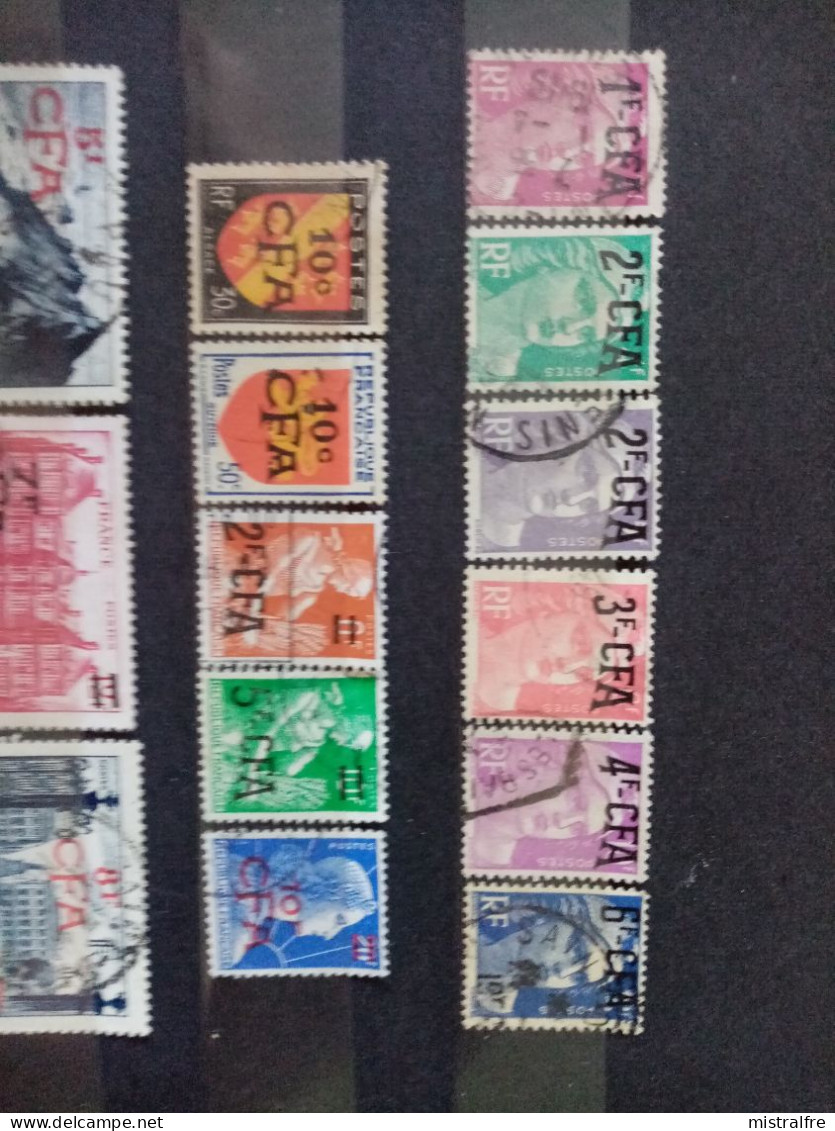 REUNION. 1949-59. N° 289 à 340. Lot De 28 Oblitérés .  Côte YT 2020 : 43,75  € - Usati