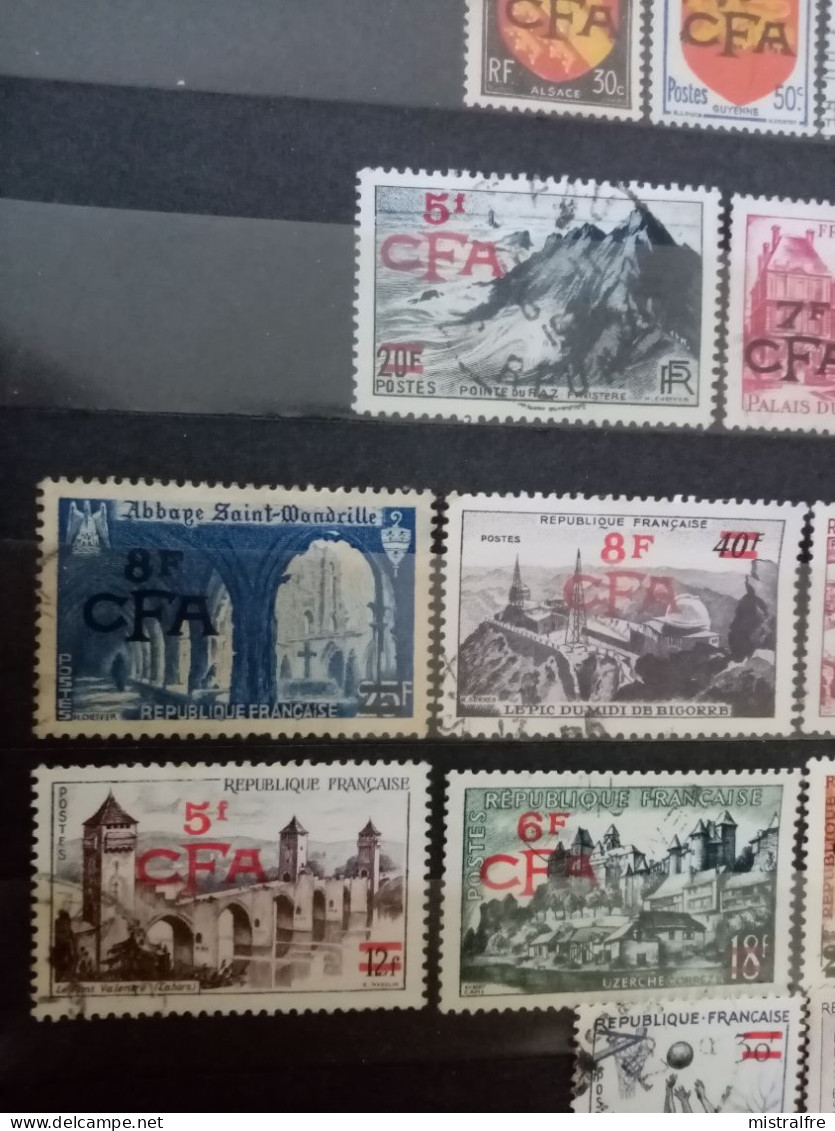 REUNION. 1949-59. N° 289 à 340. Lot De 28 Oblitérés .  Côte YT 2020 : 43,75  € - Usati