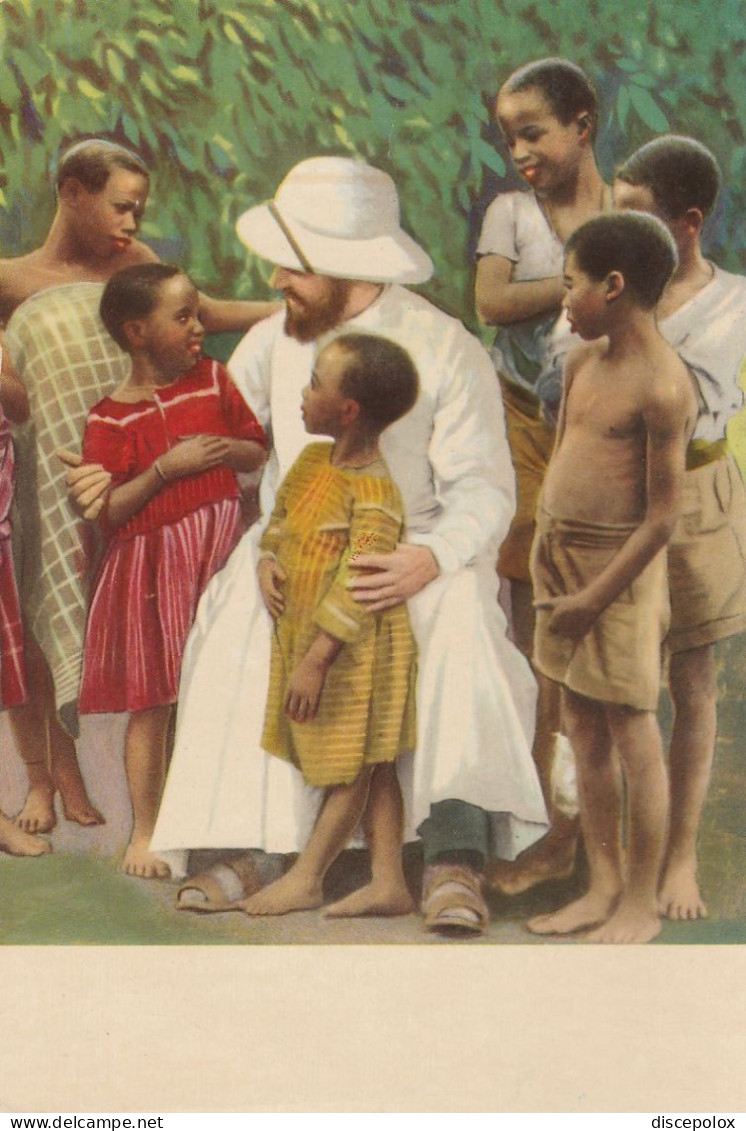 X4907 Missioni Consolata - Mozambico - Sempre E Dovunque Sono I Piccoli Amici Del Missionario Illustrazione Illustration - Missions
