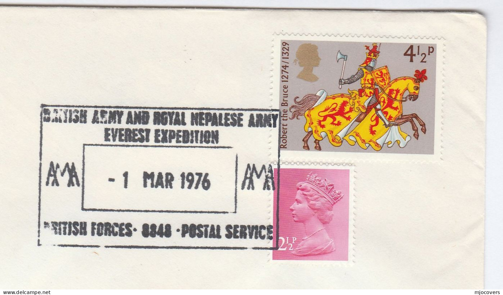 1974 NEPALESE ARMY EVEREST EXPEDITION Cover MOUNTAIN CLIMBING  Event GB Stamps Mountaineering Nepal British Forces - Escalada