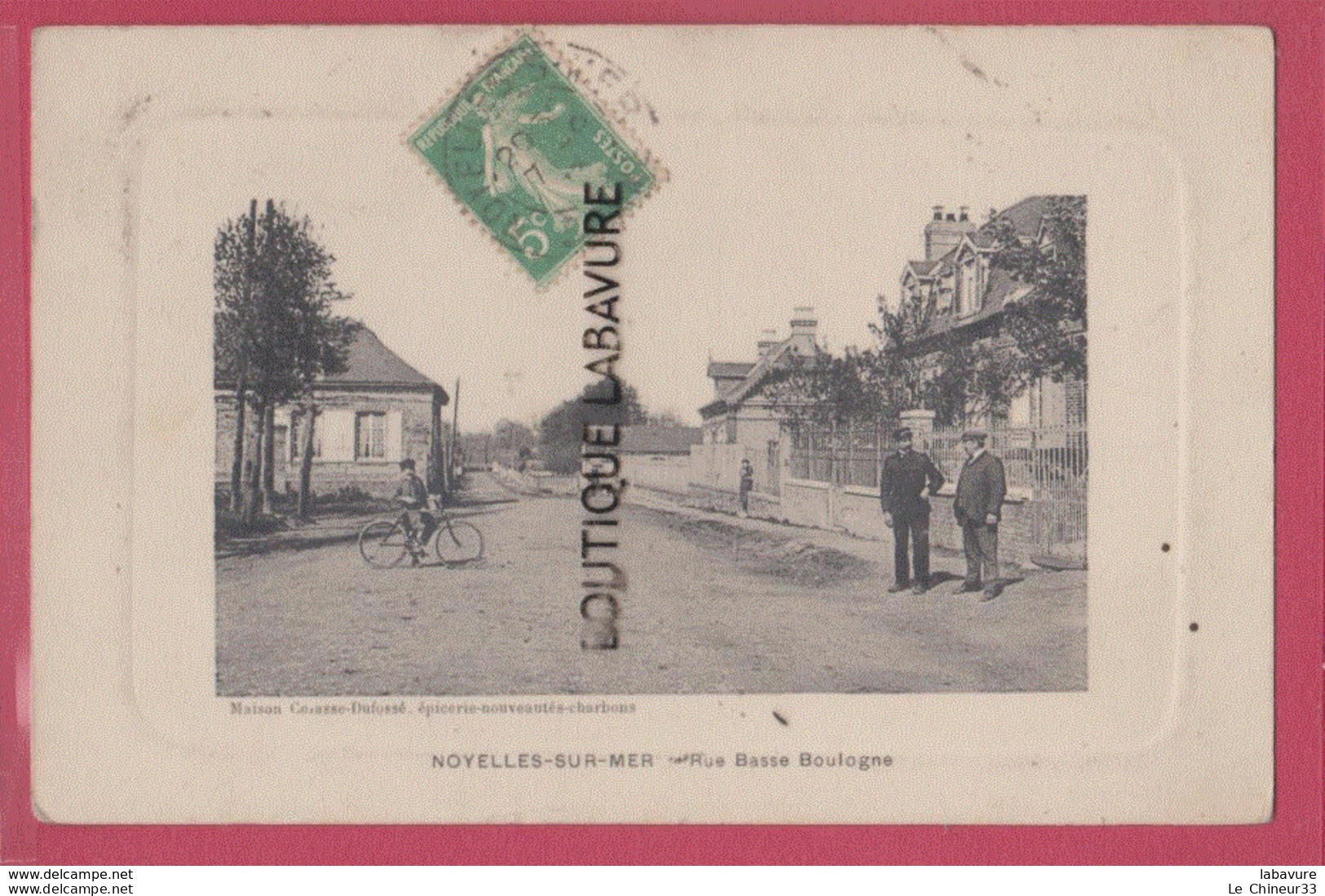 80 - NOYELLES SUR MER----Rue Basse Boulogne--animé - Noyelles-sur-Mer