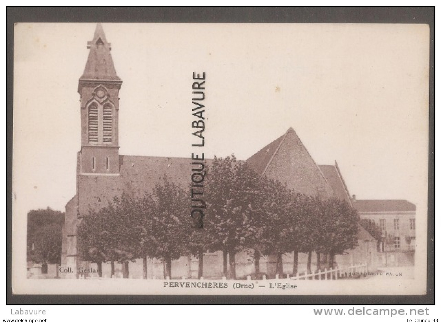 61--PERVENCHERES--L'Eglise--cpsm Pf - Pervencheres