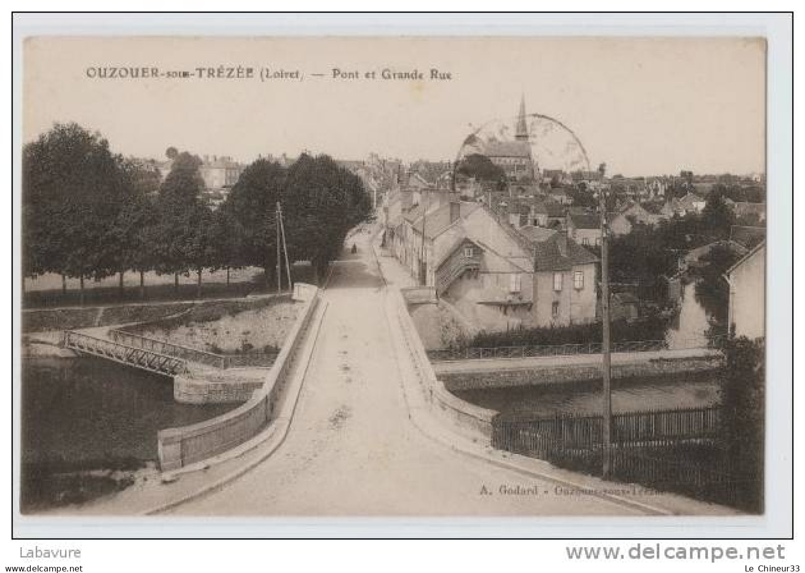 45____OUZOUER SOUS TREZEE.........PONT ET GRANDE RUE - Ouzouer Sur Loire