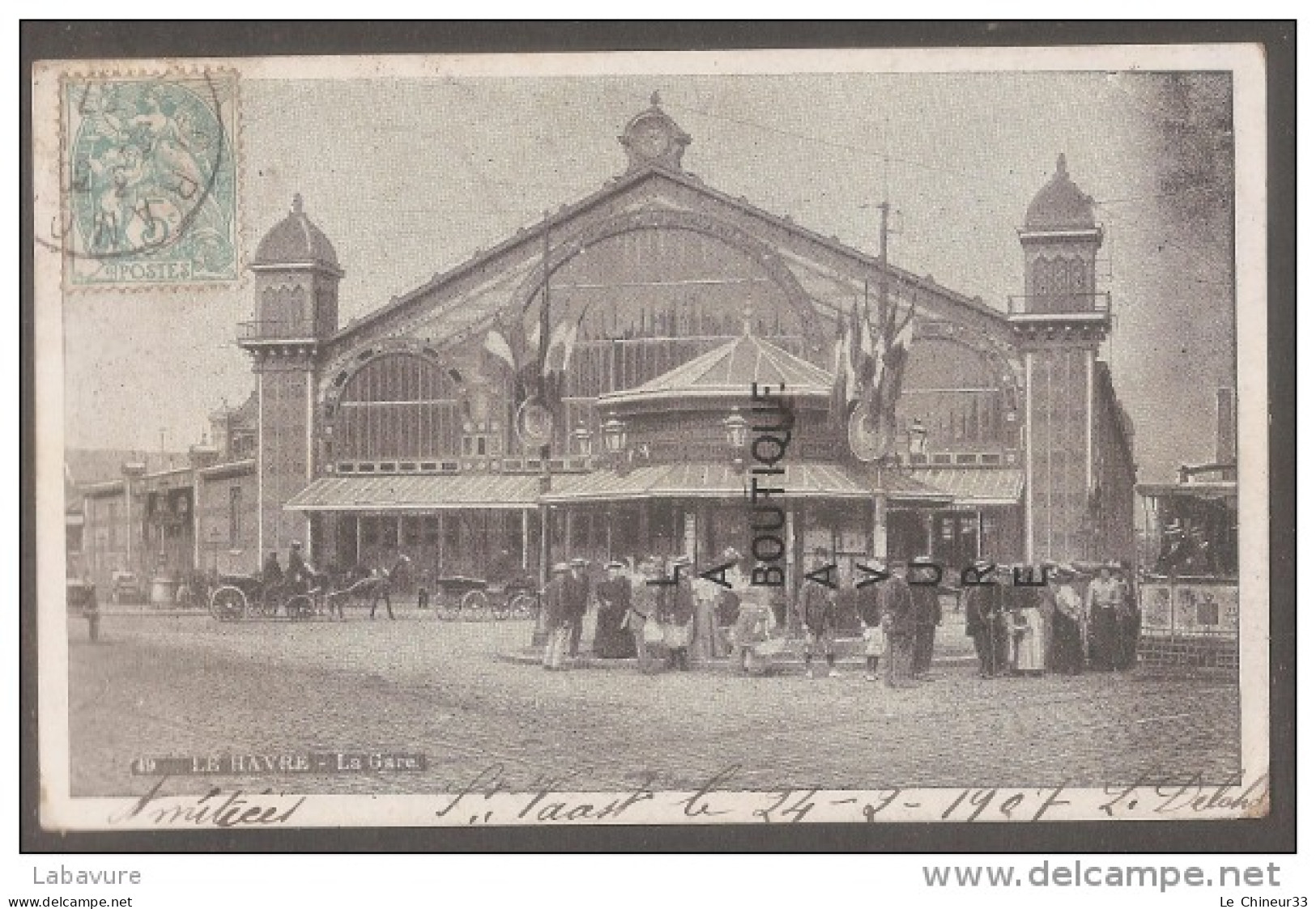 76----LE HAVRE --La Gare--animé - Gare