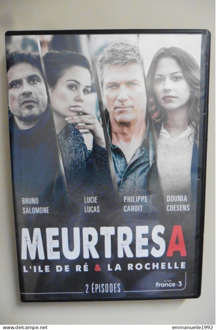 DVD Films TV Meurtres A - L'Ile De Ré & La Rochelle - Bruno Salomone Philippe Caroit Dounia Coesens - Comme Neuf - Serie E Programmi TV