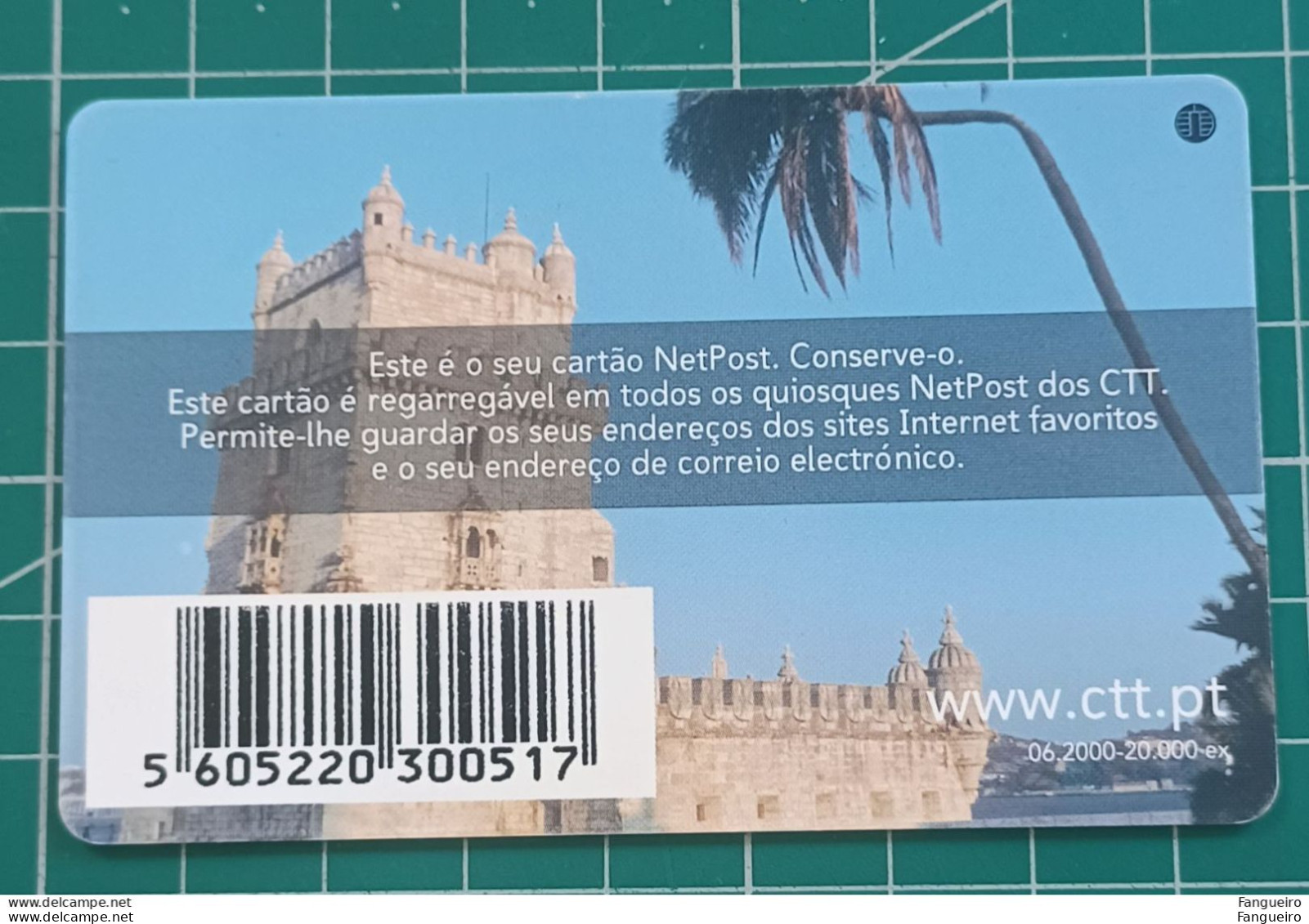 PORTUGAL PHONECARD INTERNET CARD NETPOST CTT - Portugal