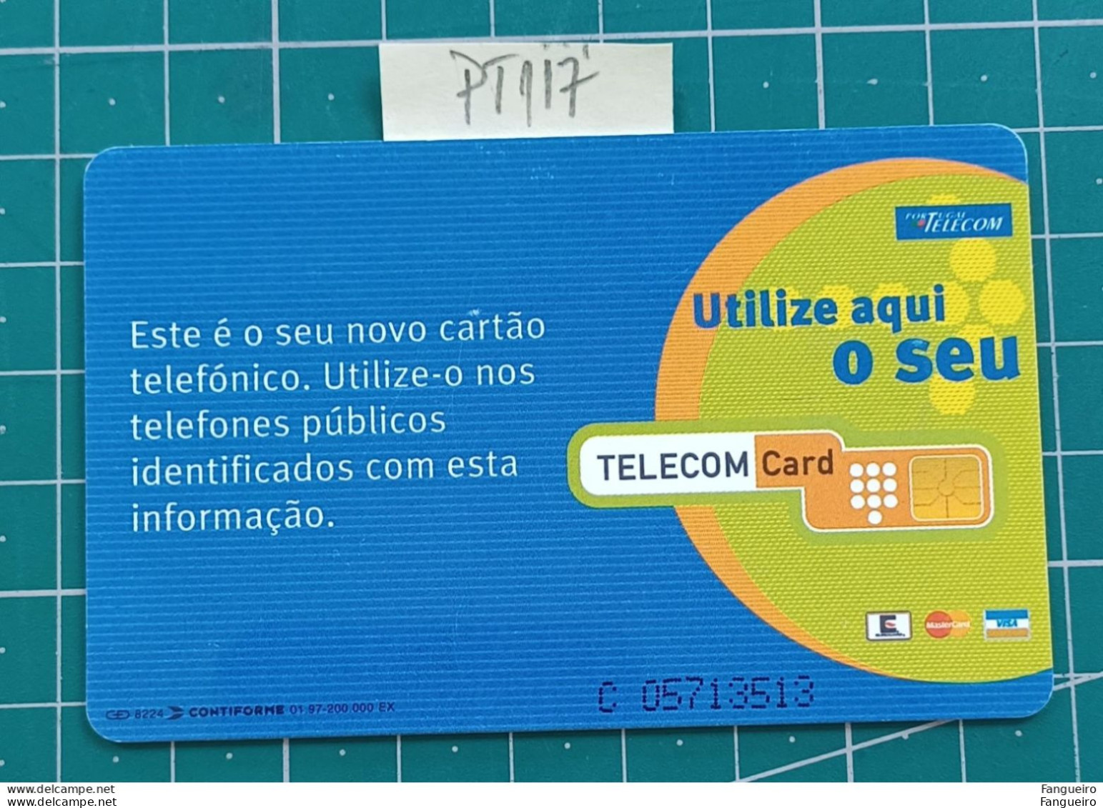 PORTUGAL USED PHONECARD PT117 TELECOM - Portugal