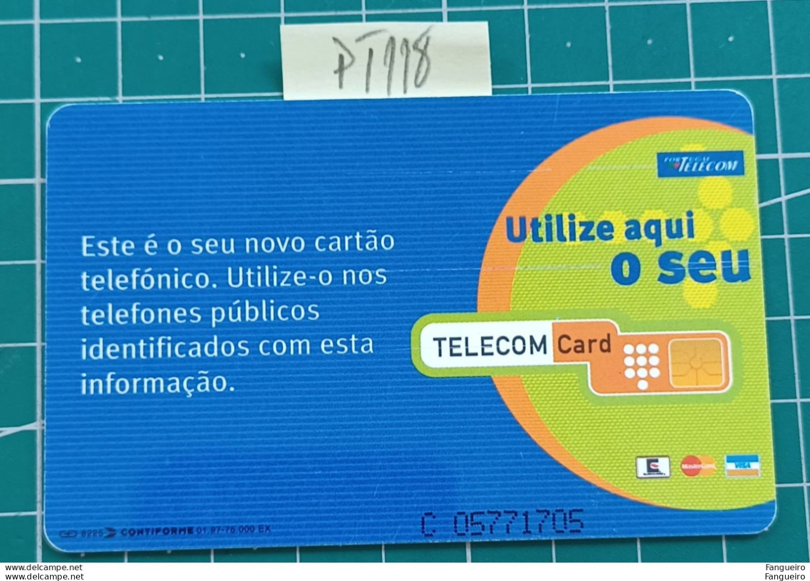 PORTUGAL USED PHONECARD PT118 TELECOM - Portugal