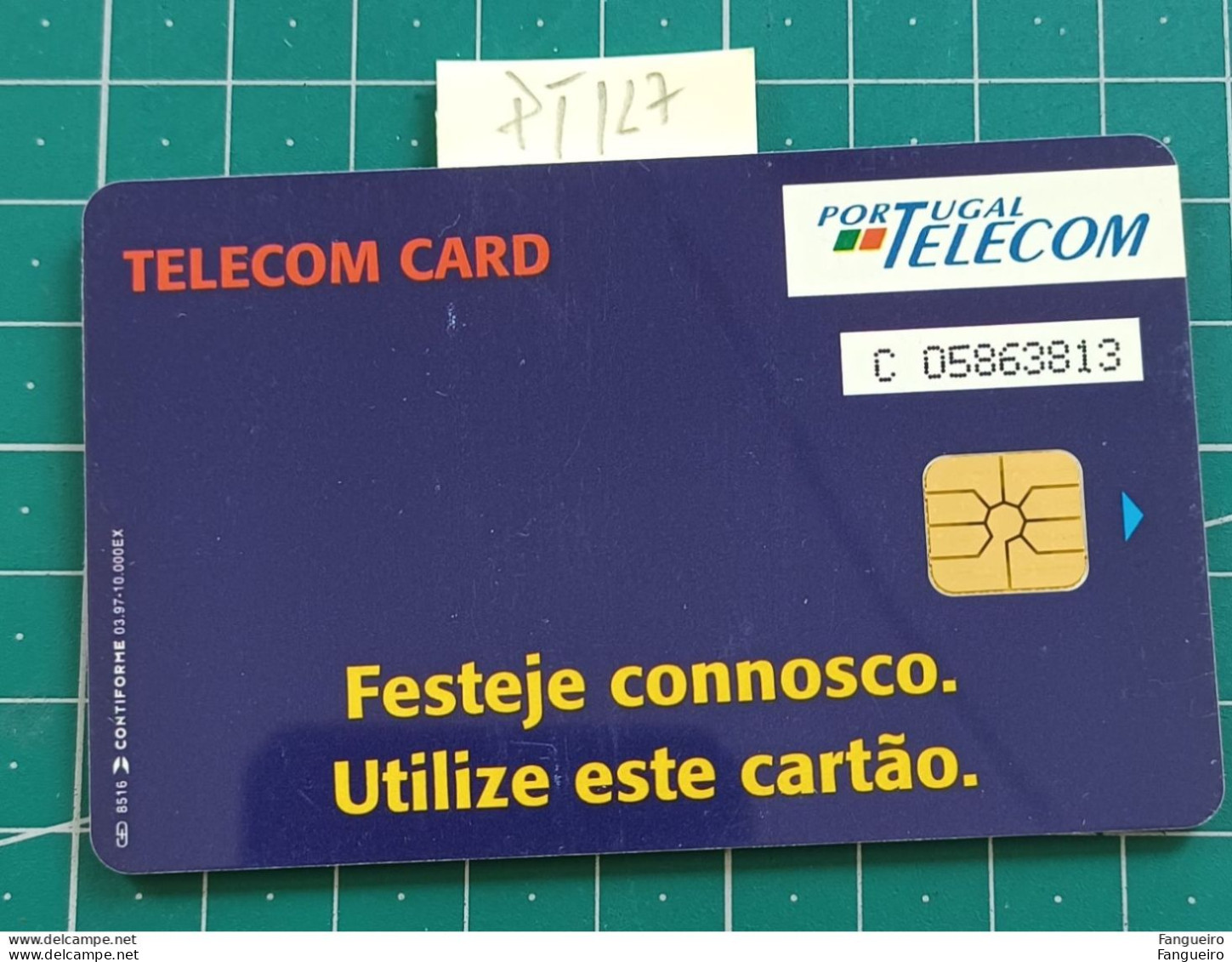 PORTUGAL USED PHONECARD PT127 TELECOM - Portugal
