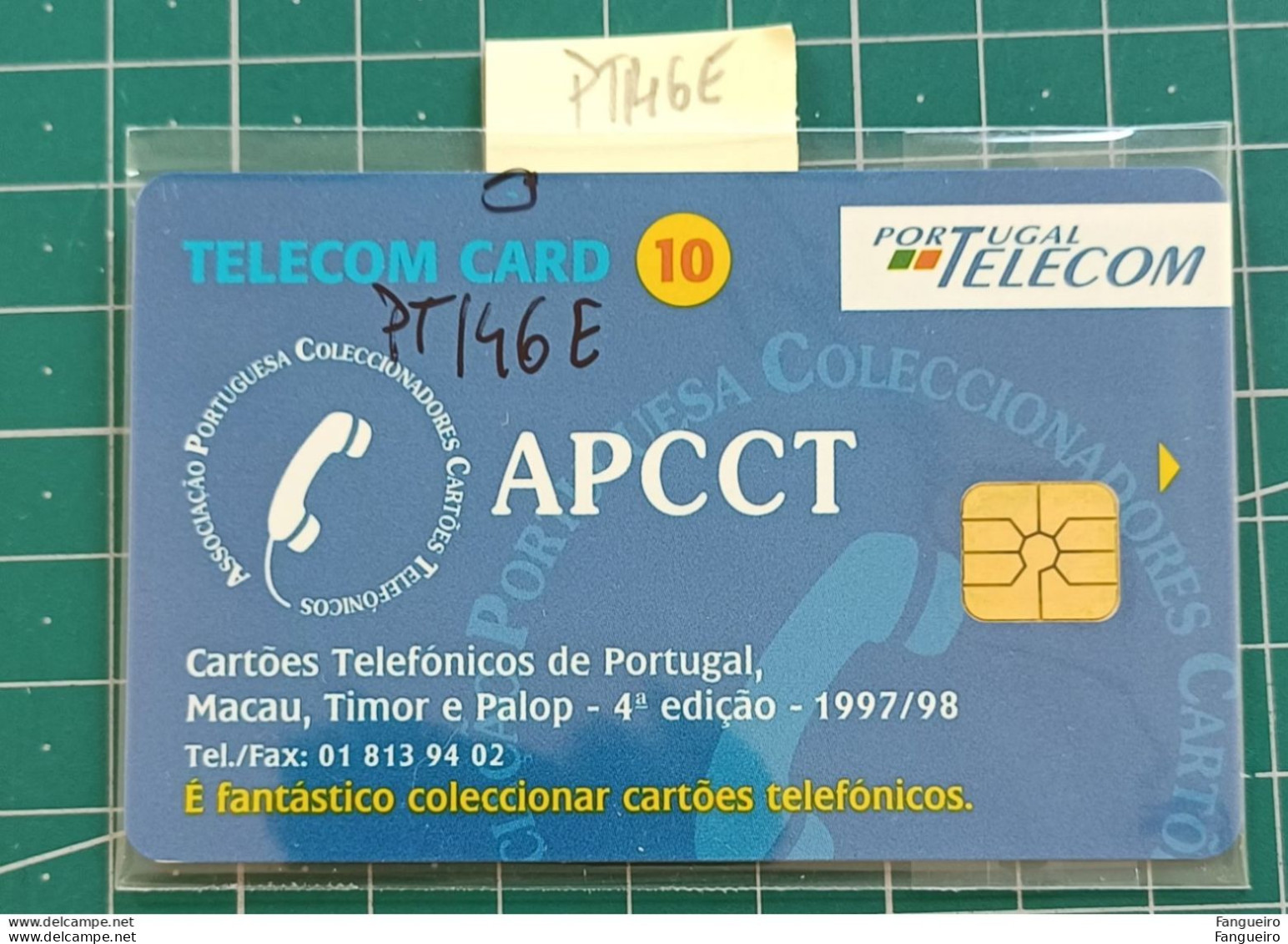 PORTUGAL USED PHONECARD PT146E APCCT - Portugal