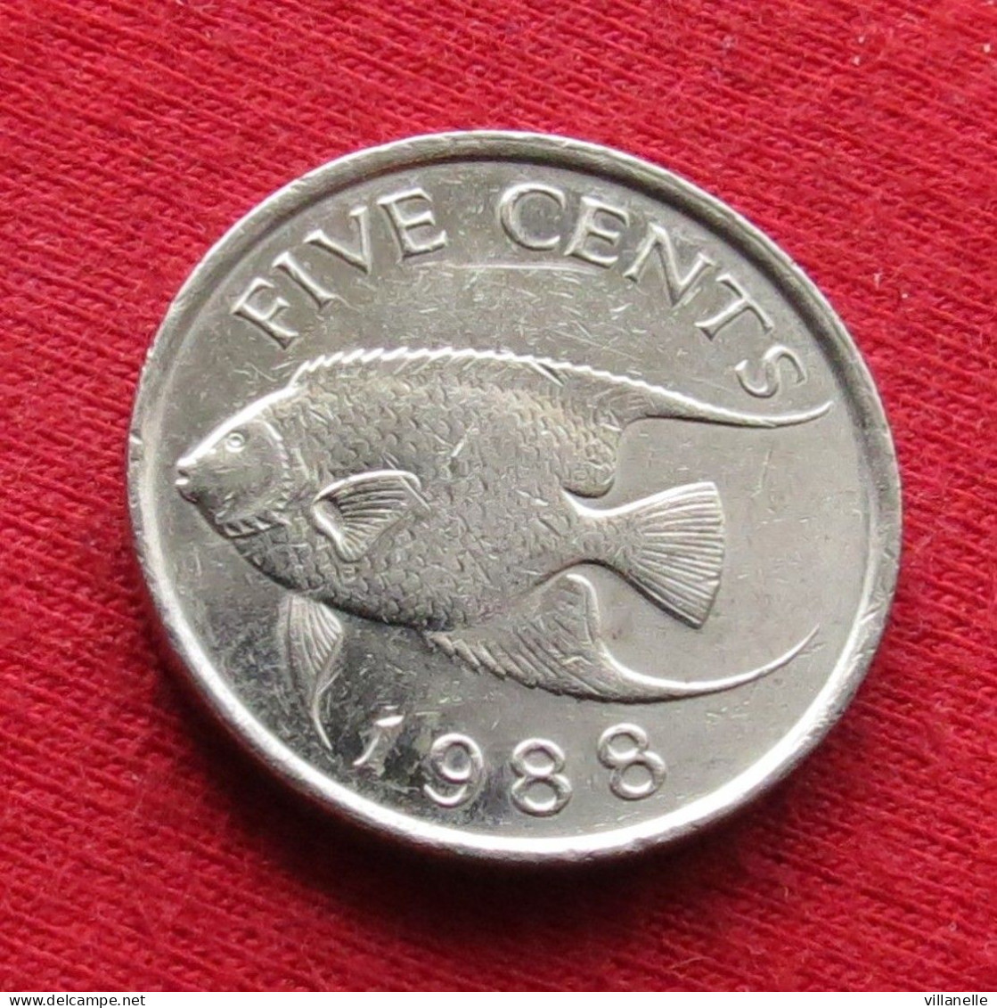 Bermuda 5 Cents 1988 KM# 45 Lt 1437 *VT Bermudes Bermudas Bermude - Bermudas