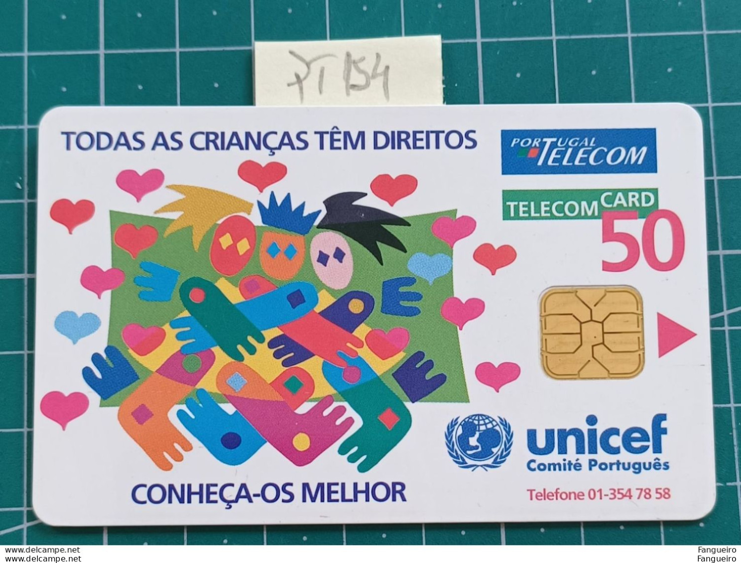 PORTUGAL USED PHONECARD PT154 UNICEF - Portugal