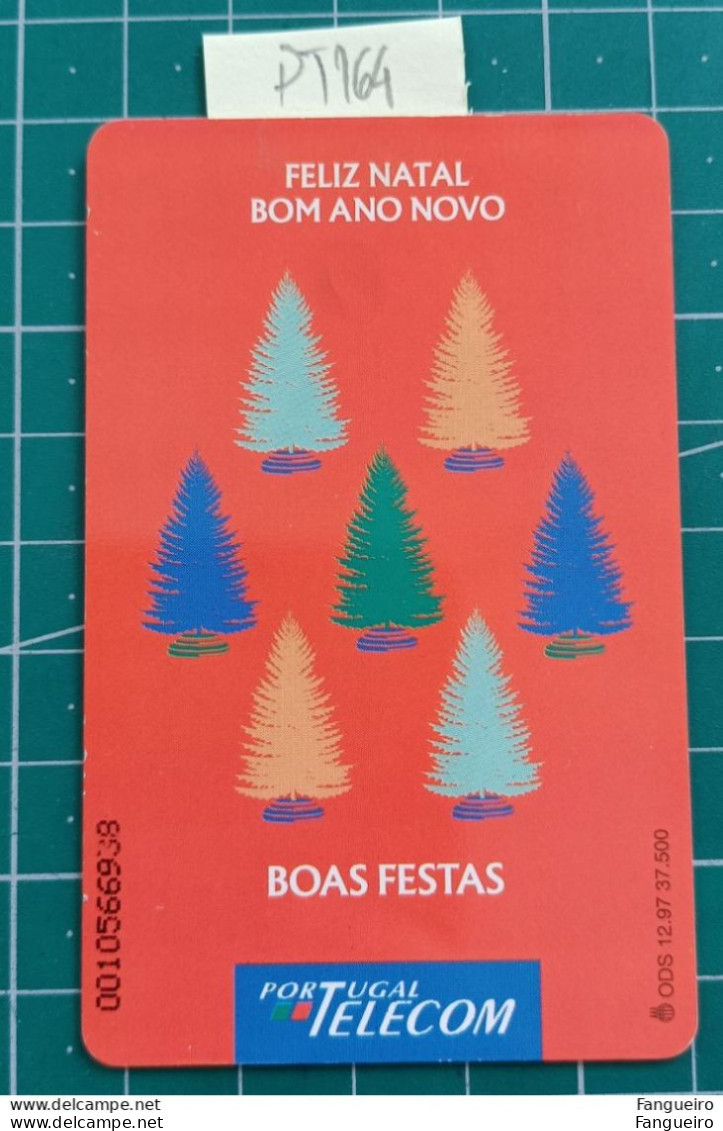 PORTUGAL USED PHONECARD PT164 CHRISTMAS TREE 97 - Portugal