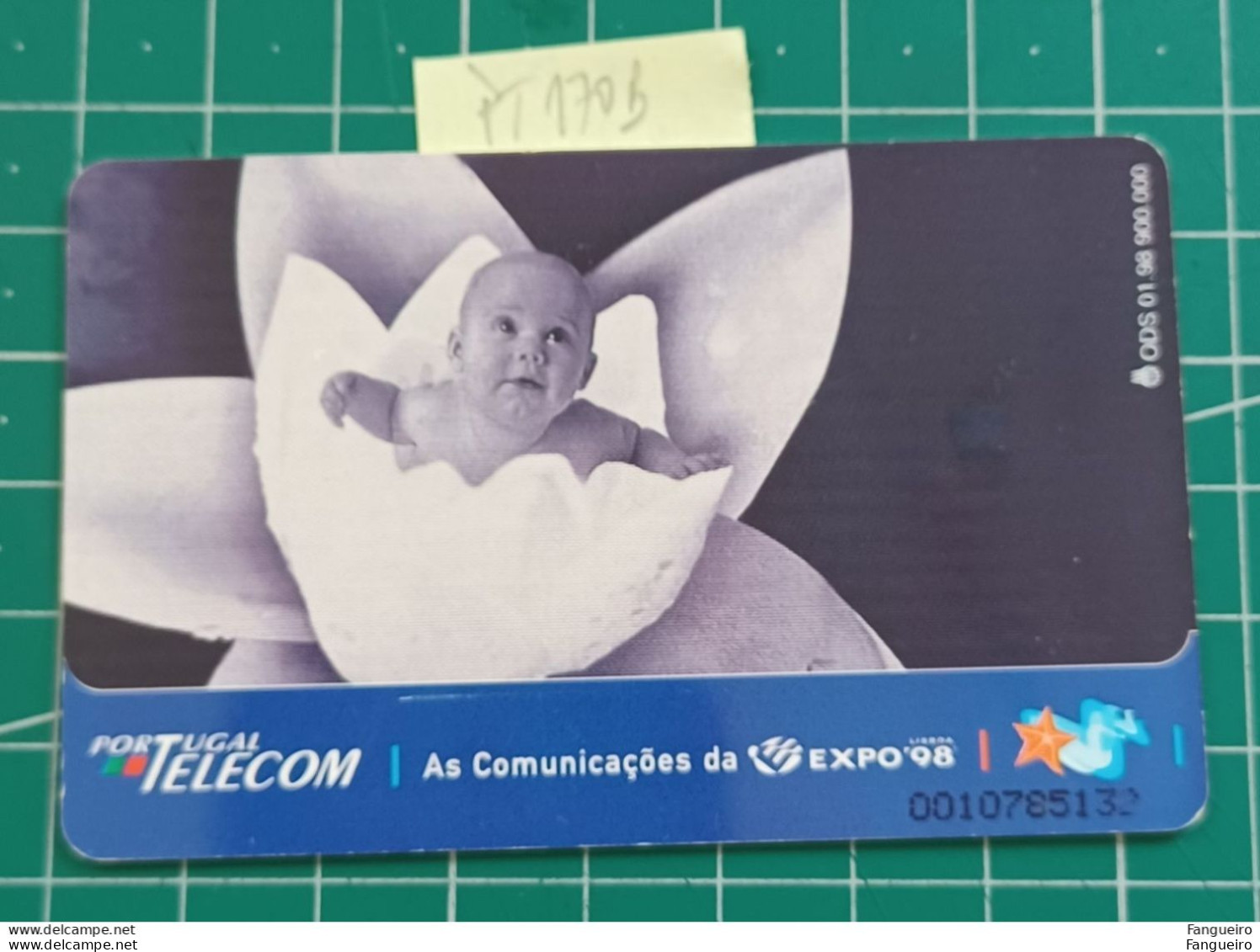 PORTUGAL USED PHONECARD PT170B EXPO 98 - BABY - Portugal