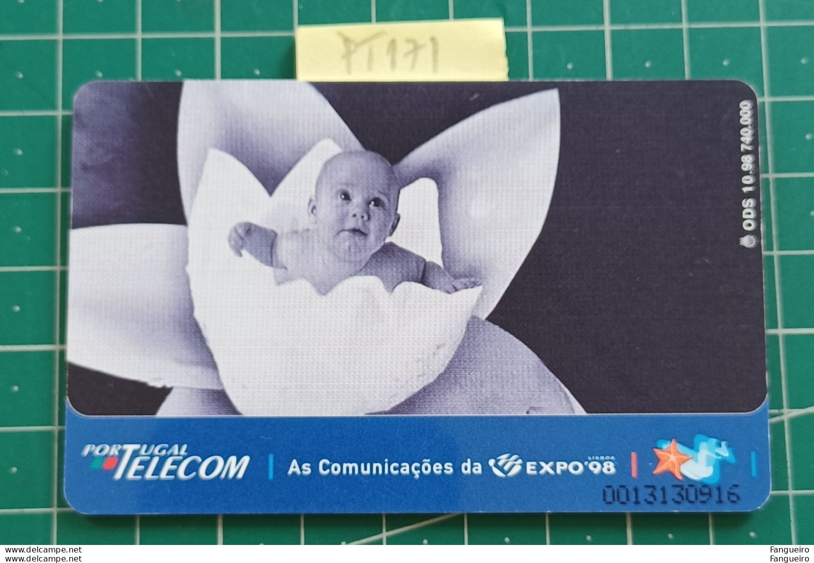 PORTUGAL USED PHONECARD PT171 EXPO 98 - BABY - Portugal