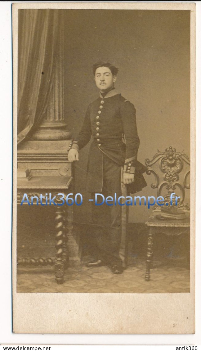 Photographie XIXe CDV Portrait De François Joseph Napoléon PATORNI Officier Militaire Photo Defonds Bousseton Paris - Personnes Identifiées