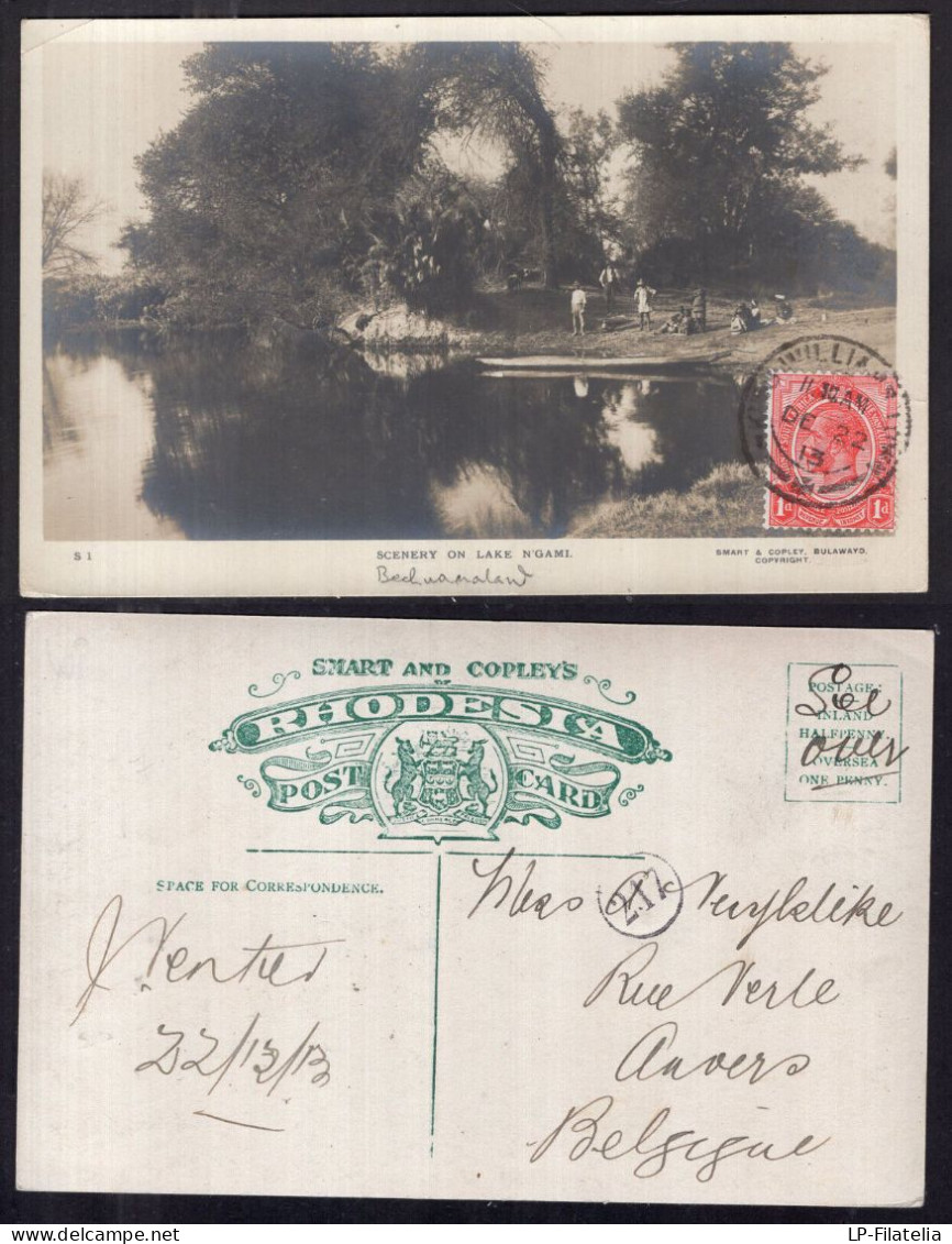 Bechualand - 1913 - Scenery On Lake N'Gami - Botsuana