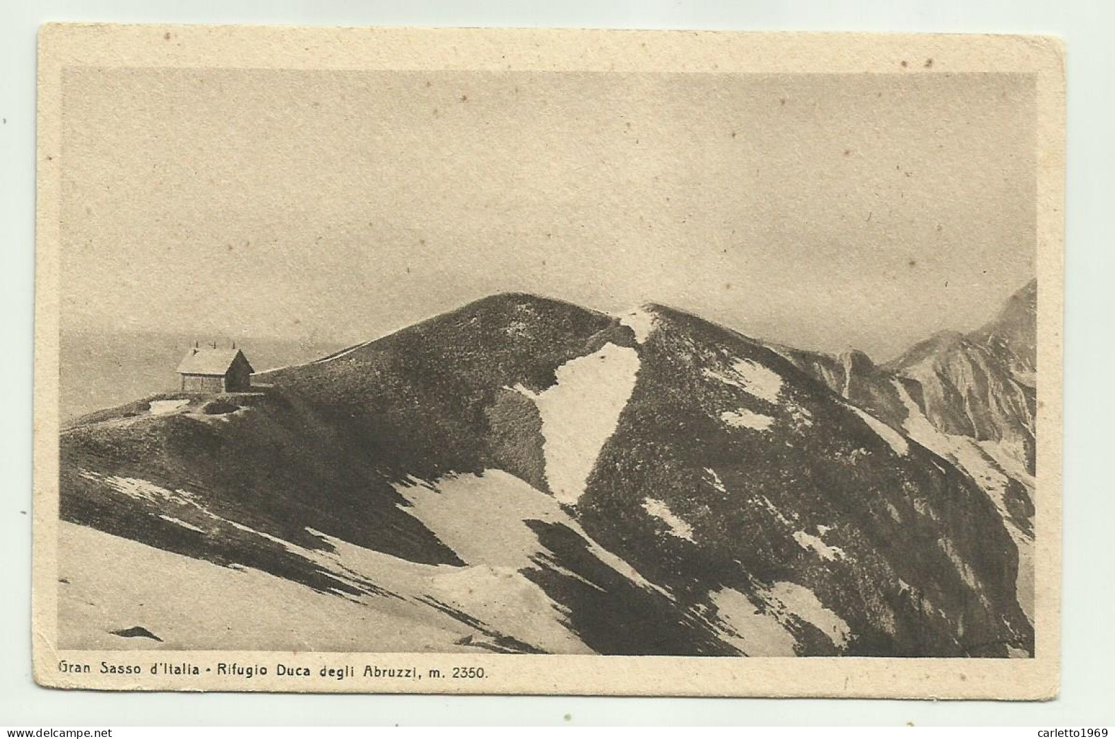 GRAN SASSO D'ITALIA - RIFUGIO DUCA DEGLI ABRUZZI - NV FP - Teramo