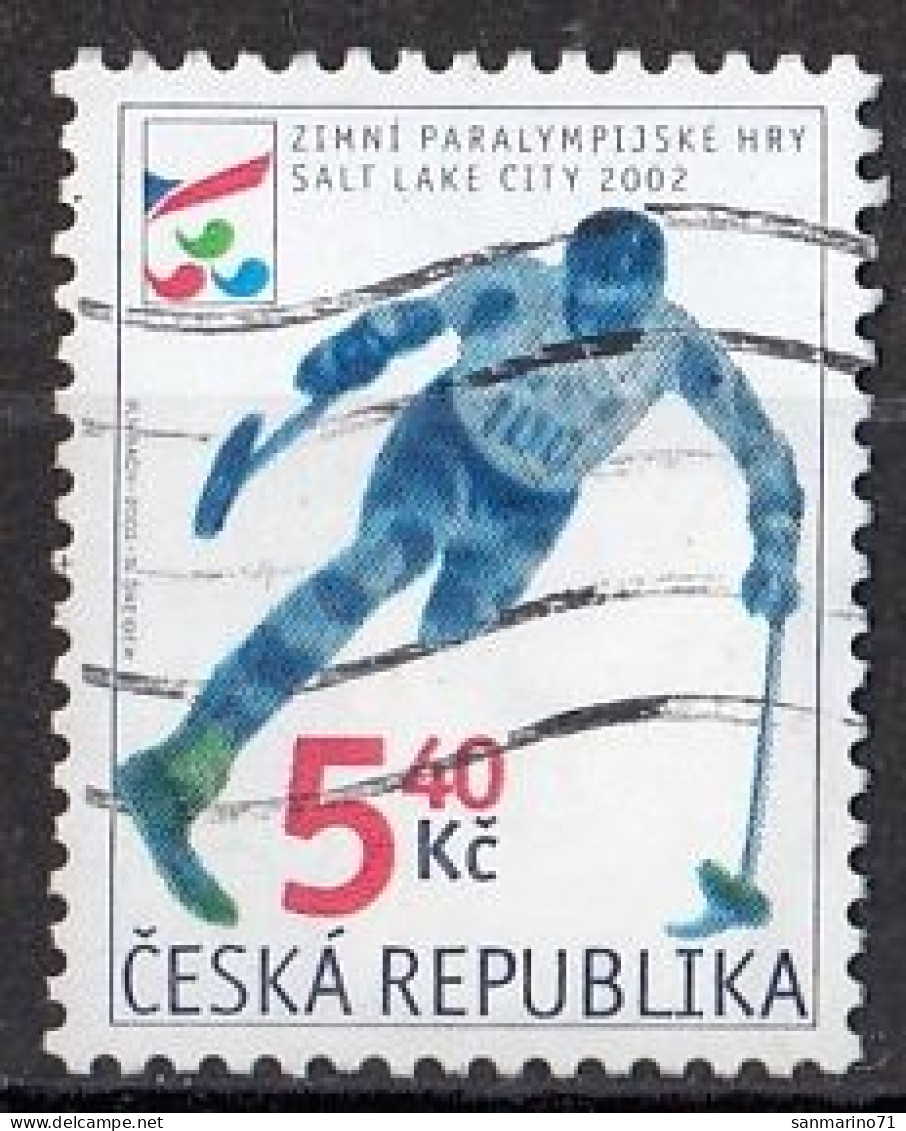 CZECH REPUBLIC 314,used,falc Hinged - Winter 2002: Salt Lake City - Paralympics