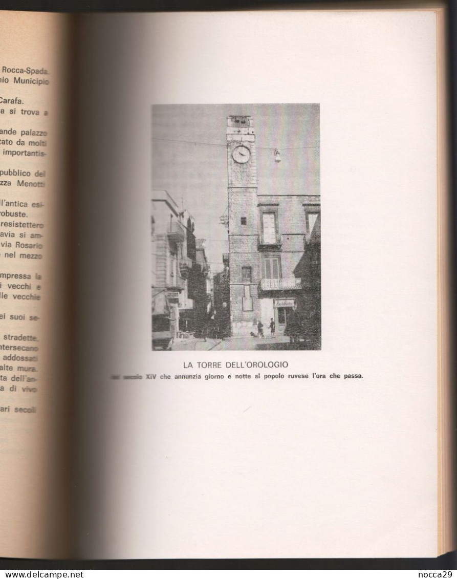 LIBRO 1971 NOSTALGIA DELLA MIA TERRA - COSTUMI TRADIZIONI DI RUVO DI PUGLIA - AUT, CARLO BOCCACCIO (STAMP312) - Toursim & Travels
