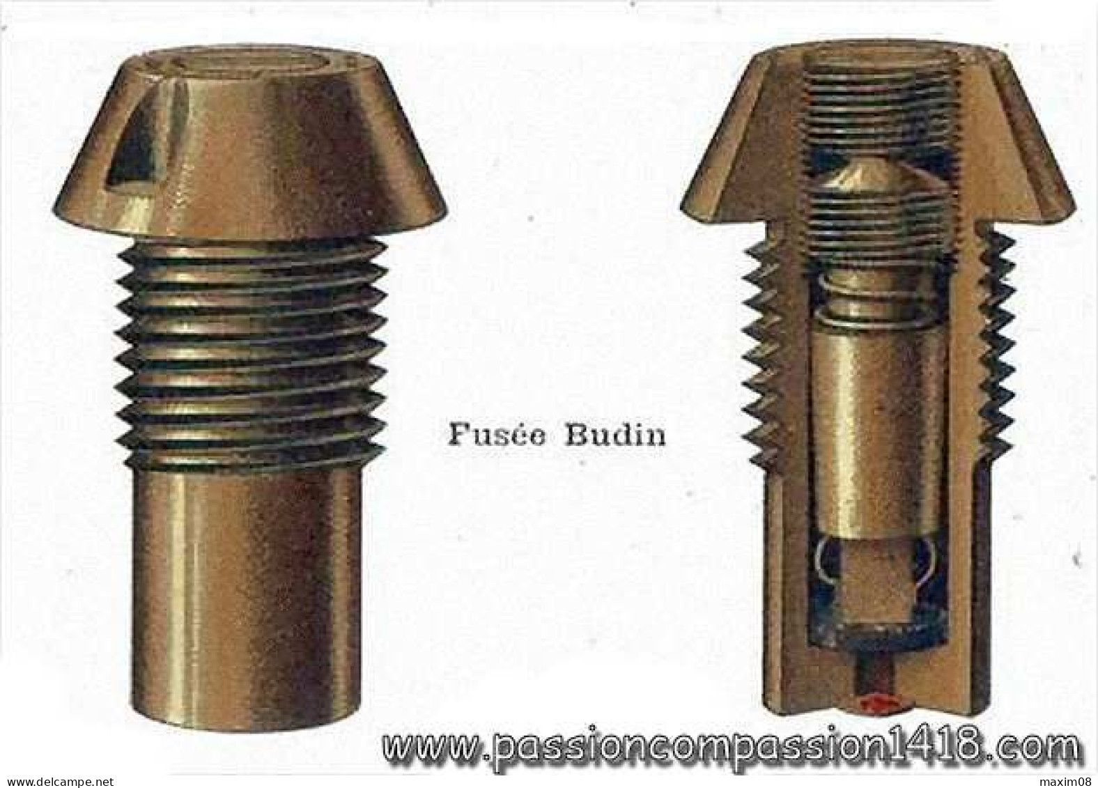 Fusée BUDIN 25/38 Mle 1875 après guerre de 1870 franco-prussienne