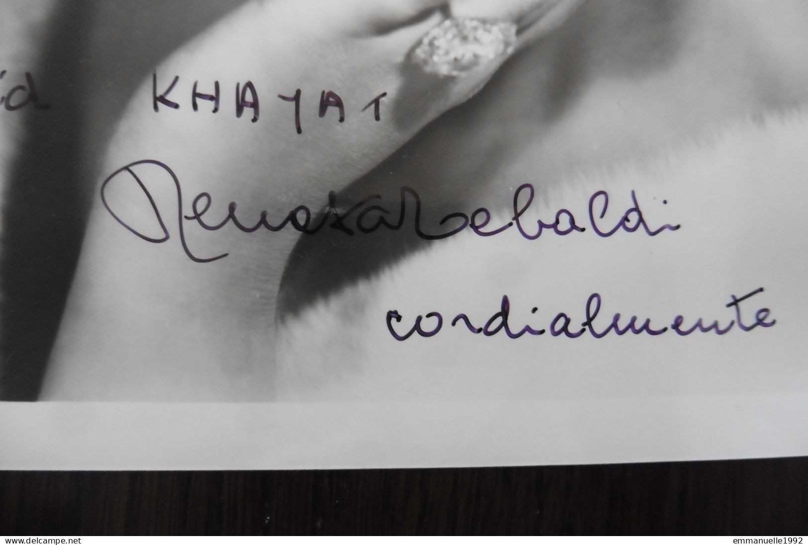 Grande Photo Signée Autographe Cantatrice Soprano Italienne Renata Tebaldi Opéra - Sänger Und Musiker