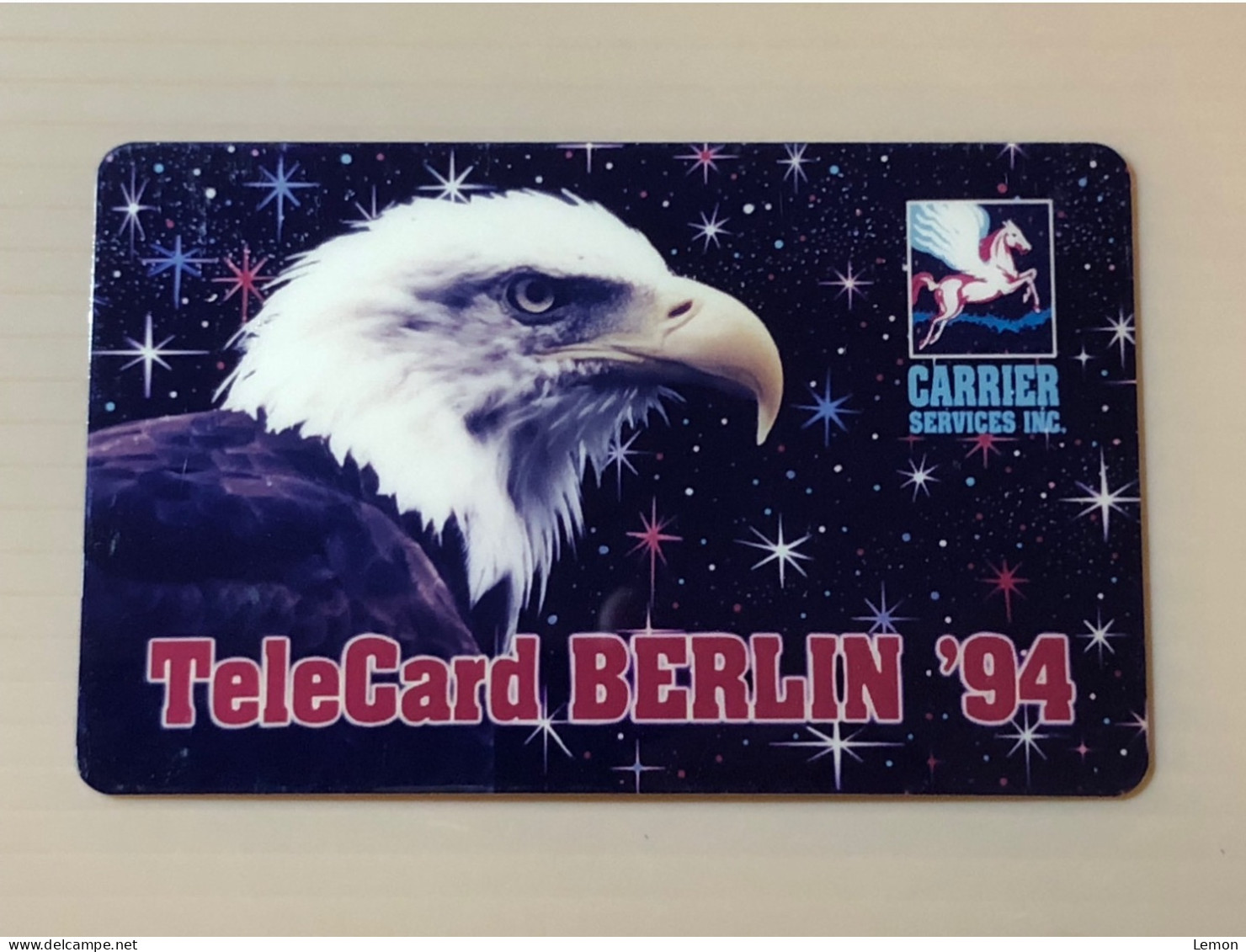 Mint USA UNITED STATES America Prepaid Telecard Phonecard, BERLIN ‘94 Complimentary Eagle SAMPLE CARD,Set Of 1 Mint Card - Collections