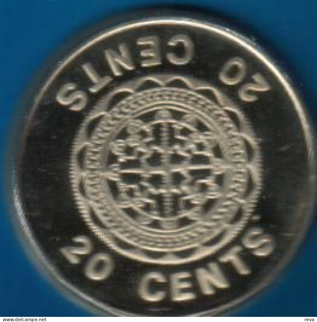 SOLOMON ISLANDS 20 CENTS ARTEFACT FRONT QEII HEAD 1ST PORTRAIT BACK 1979  KM5 PROOF READ DESCRIPTION CAREFULLY !!! - Solomoneilanden