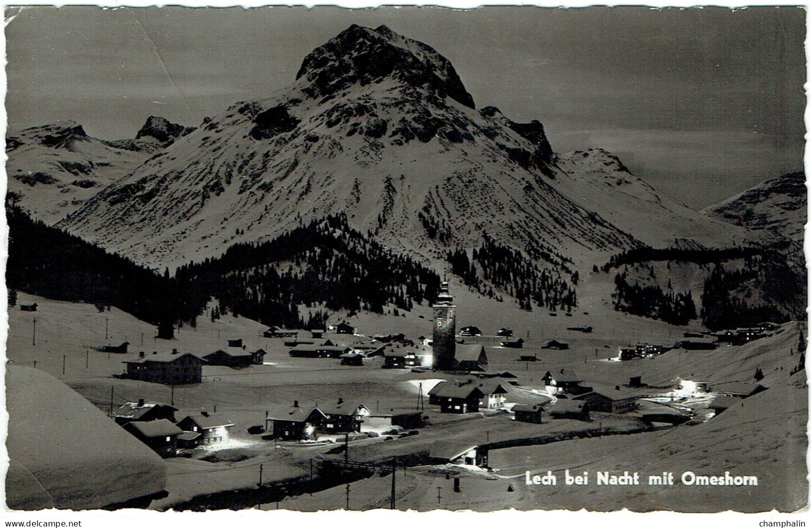 Lech Bei Nacht Mit Omeshorn - Lech