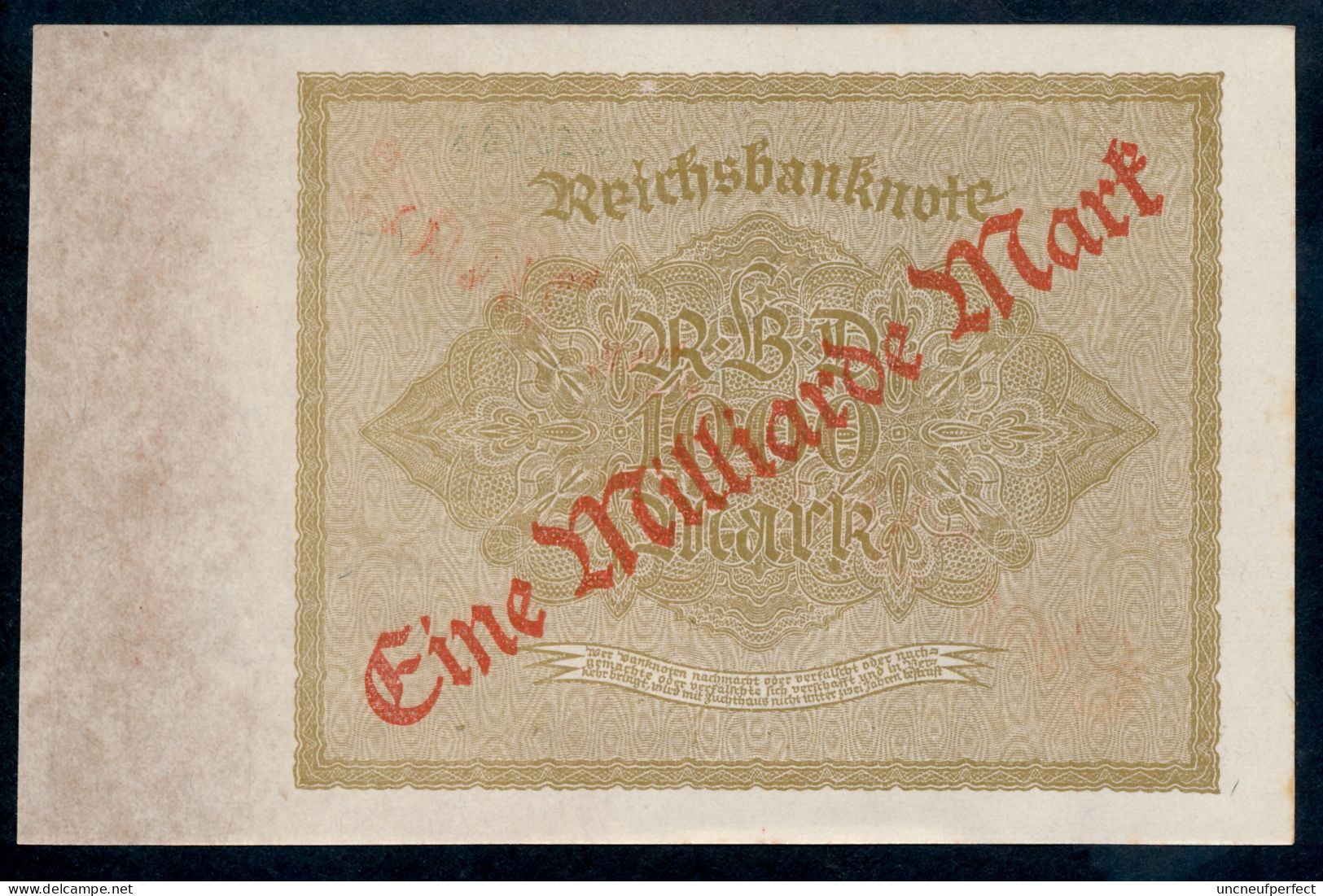 P113a Ro110e DEU-126e 1 Milliard Mark 15.12.1922 UNC NEUF - 1 Mrd. Mark