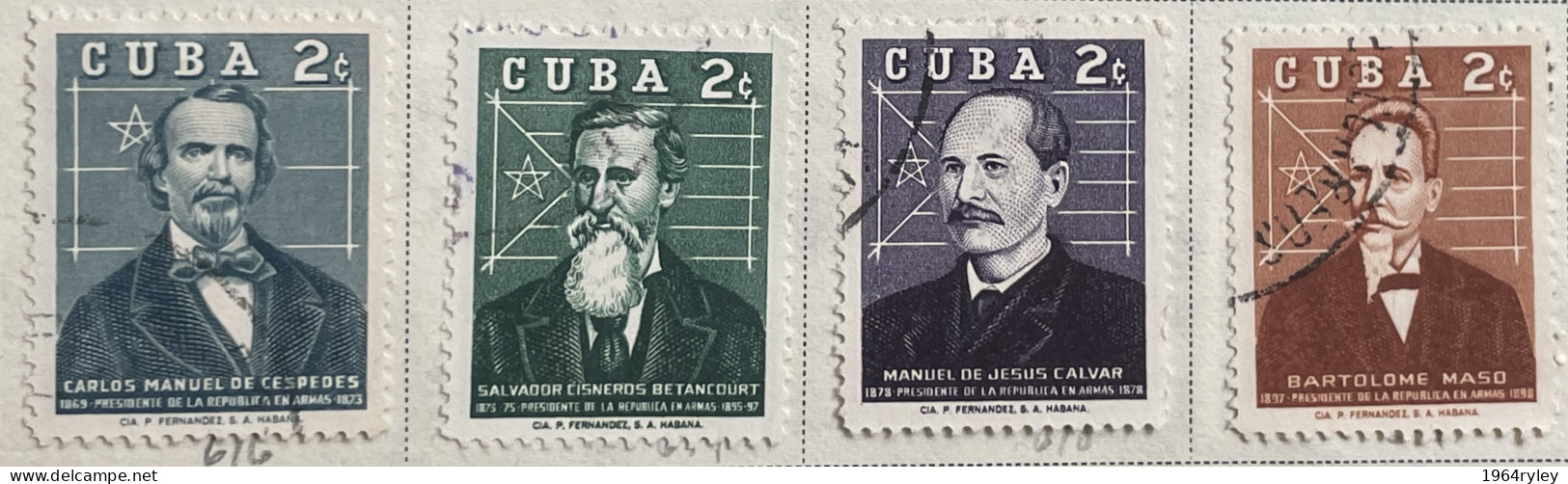 CUBA  - (0) - 1959 - # 616/623 - Usados