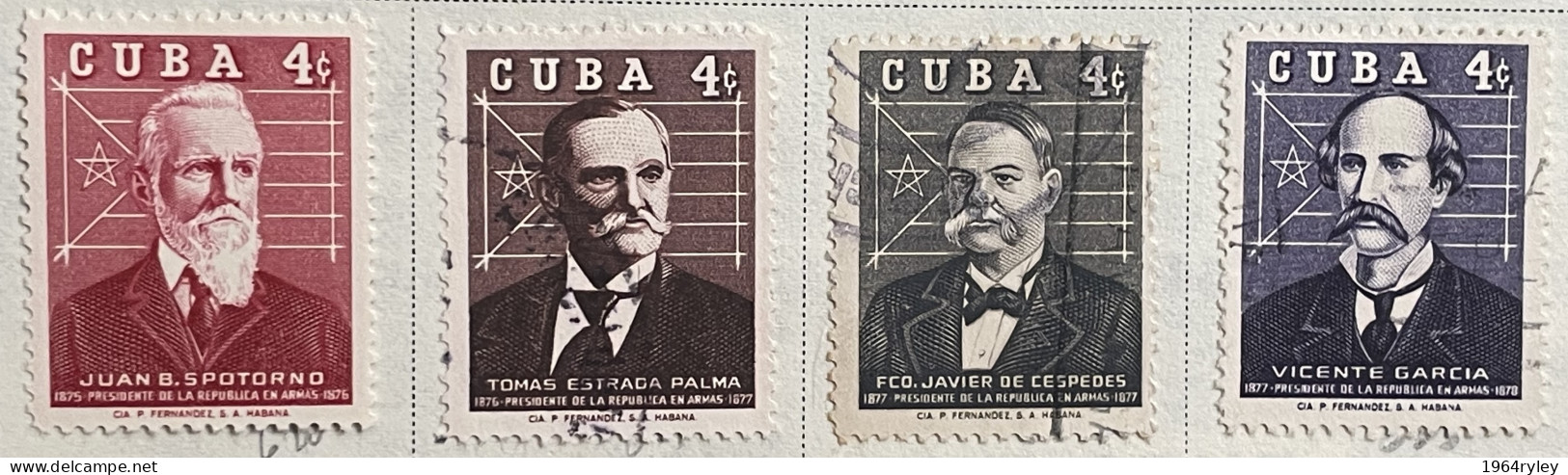 CUBA  - (0) - 1959 - # 616/623 - Used Stamps