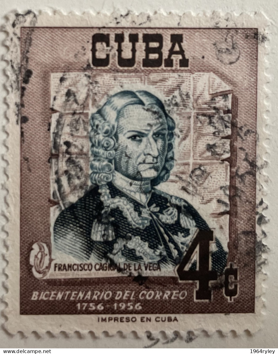 CUBA  - (0) - 1956 - # 552 - Usados