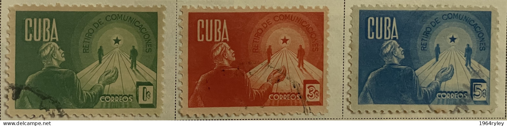 CUBA  - (0) - 1943 - # 381/383 - Oblitérés