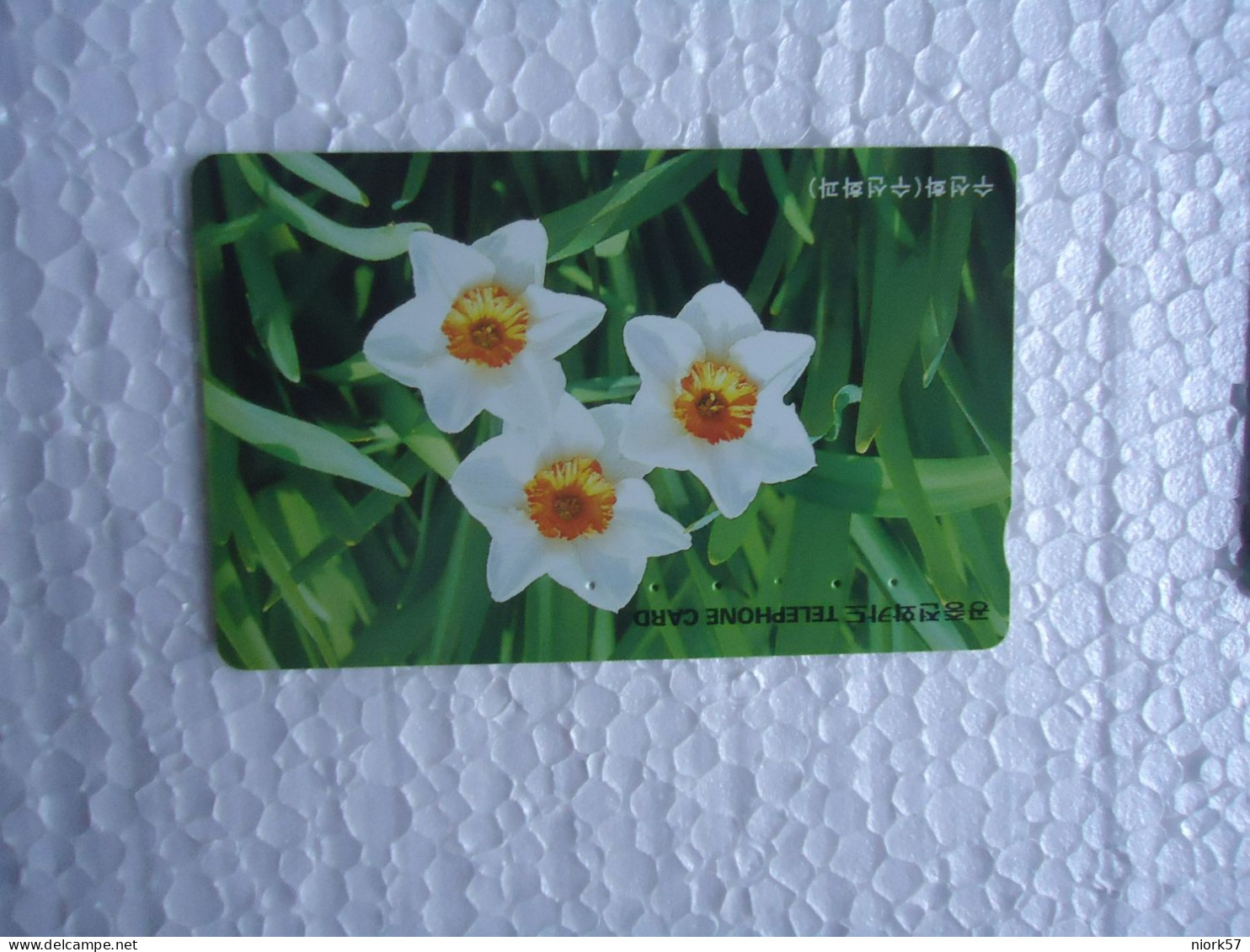 KOREA   USED CARDS  PLANTS FLOWERS - Fleurs