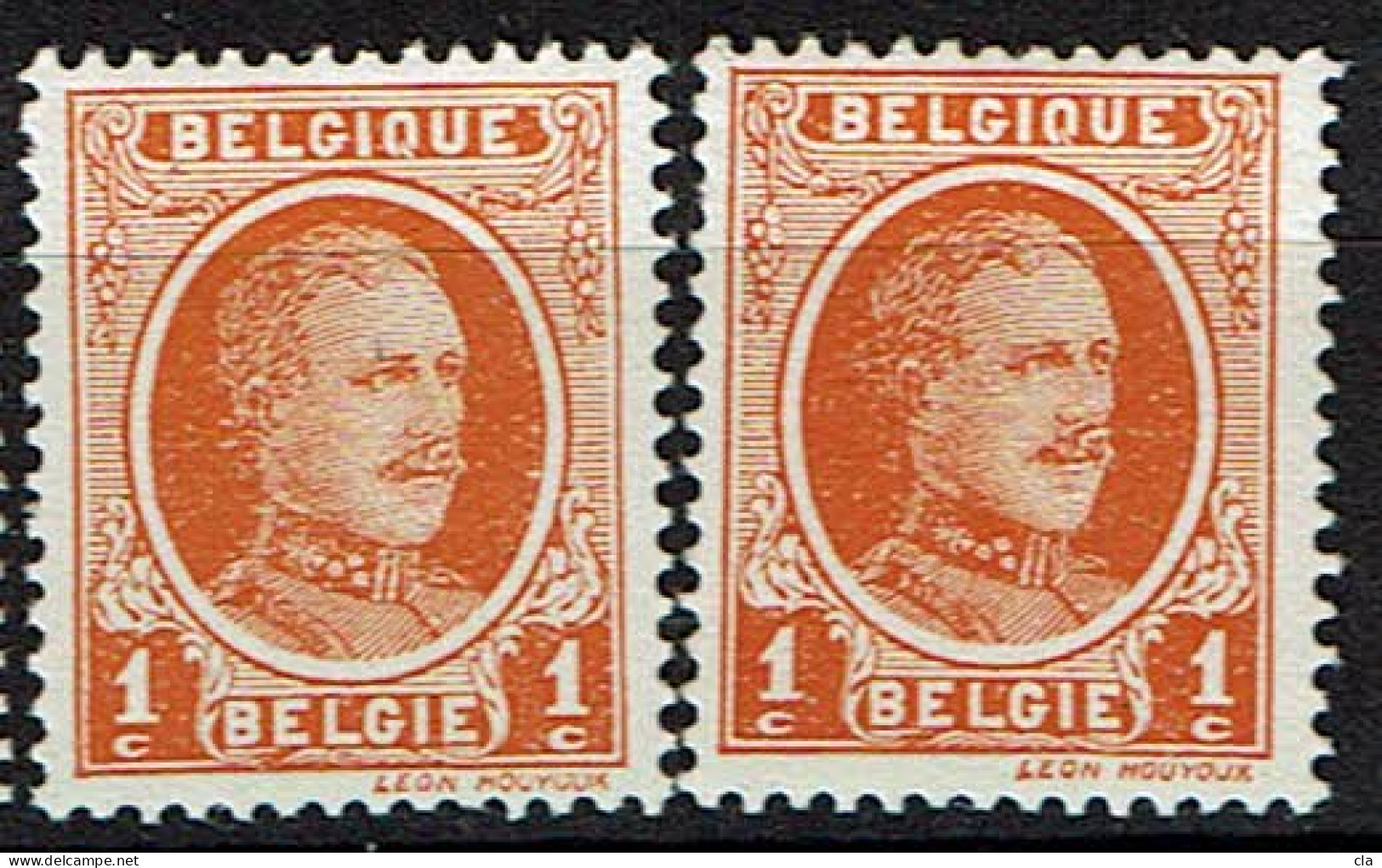 190 X 2  **  Points Blancs Médaillon - 1901-1930