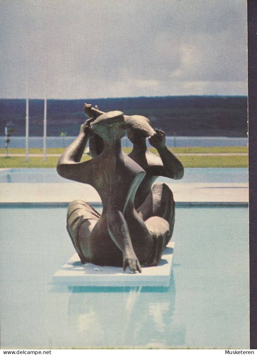 Brazil PPC Brasilia Palacio Da Alvorada Presidential Palace Sculpture By A. Ceschiatti GFB (2 Scans) - Brasilia