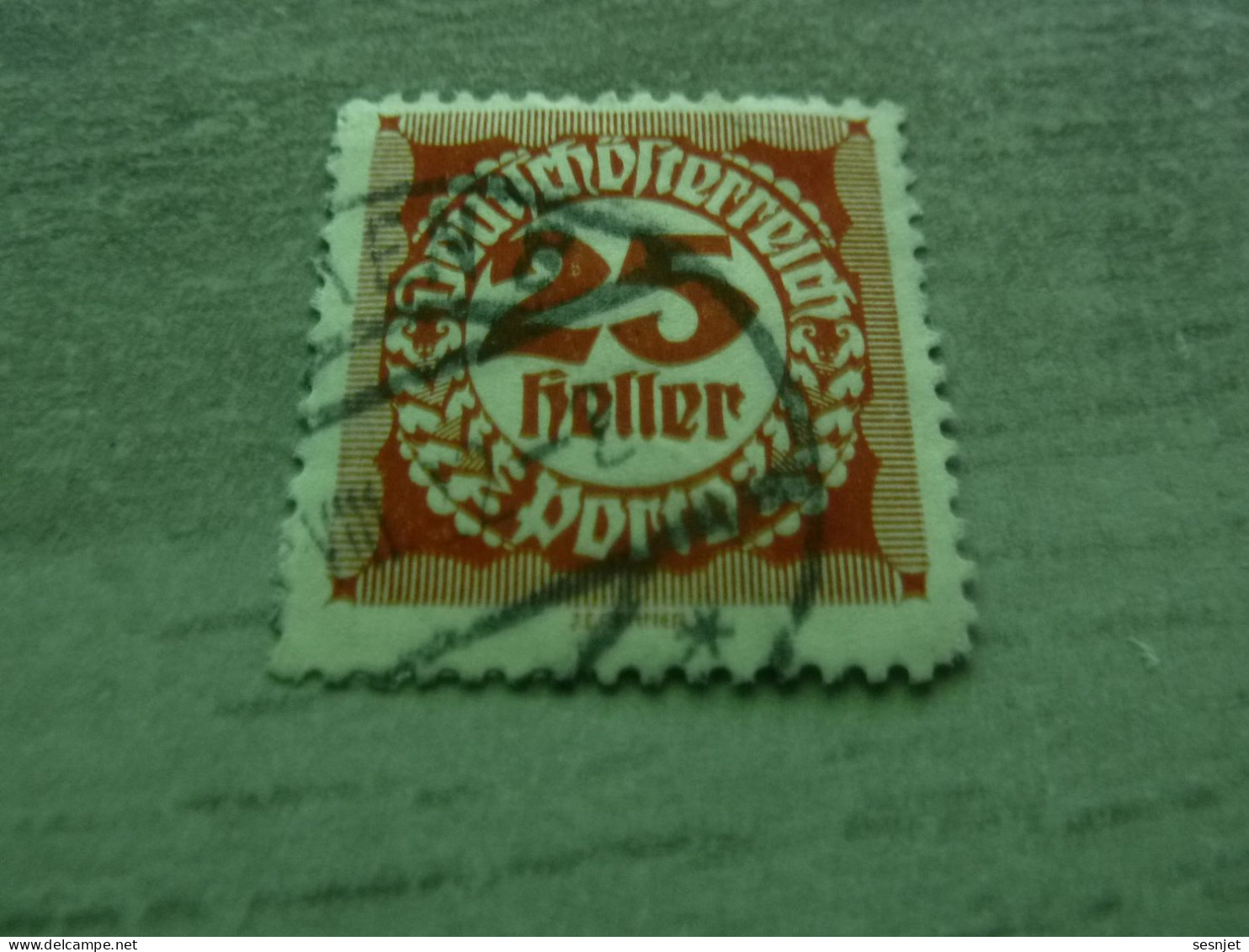 Deutsche Osterreich - Porto - 25 Heller - Rouge - Oblitéré - Année 1908 - - Fiscaux