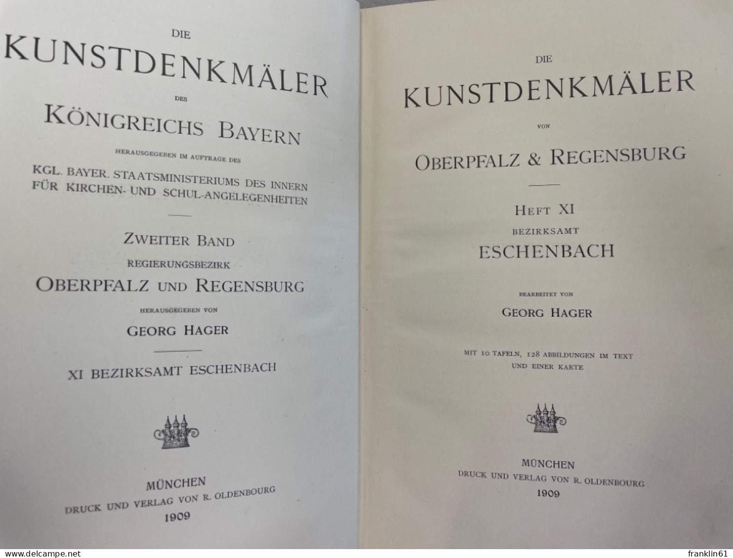 Die Kunstdenkmäler Von Oberpfalz & Regensburg; Heft 11., Bezirksamt Eschenbach. - Architecture