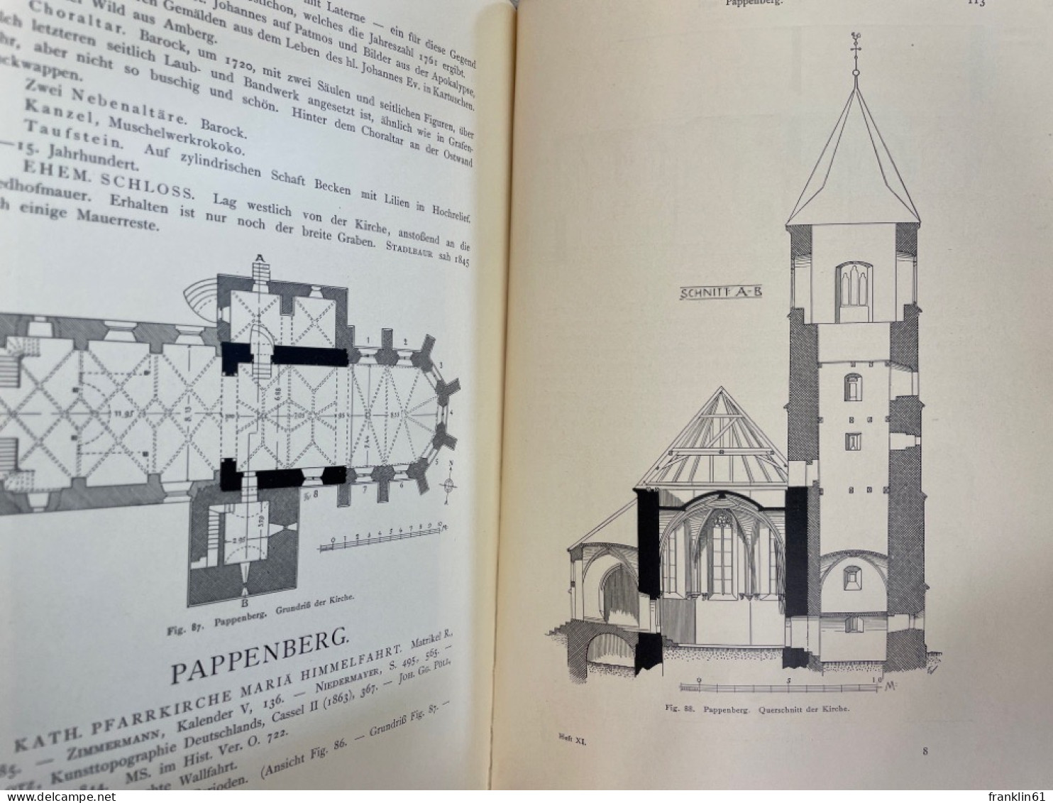 Die Kunstdenkmäler von Oberpfalz & Regensburg; Heft 11., Bezirksamt Eschenbach.