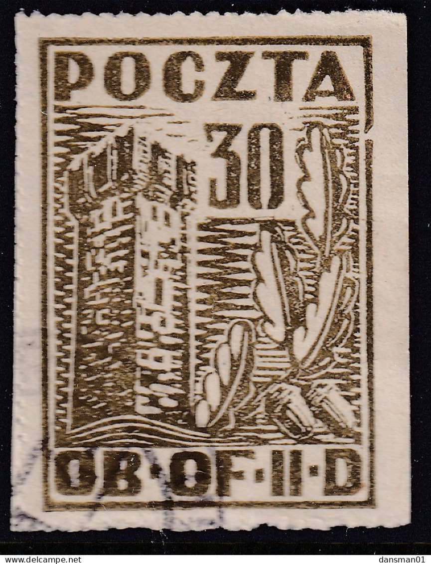 POLAND 1944 Gross-Born POW Camp Fi 22 Used Signed SCHMUTZ - Campo Di Prigionieri