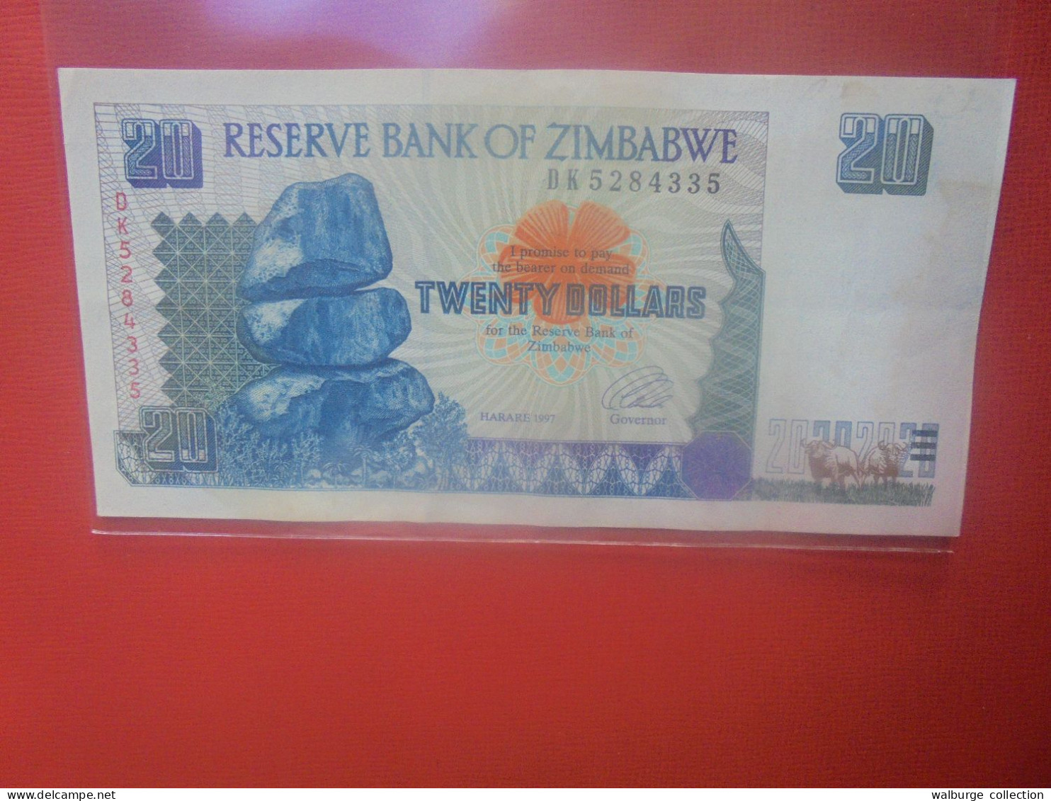 ZIMBABWE 20$ 1997 Circuler (B.30) - Zimbabwe