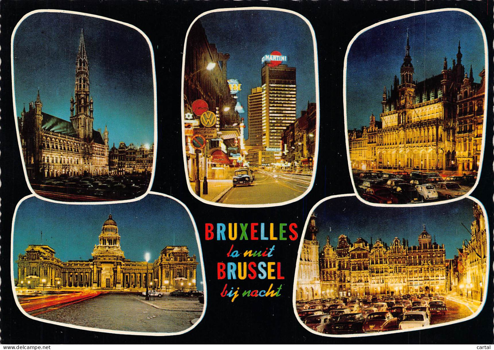 CPM - BRUXELLES - La Nuit - Bruselas La Noche