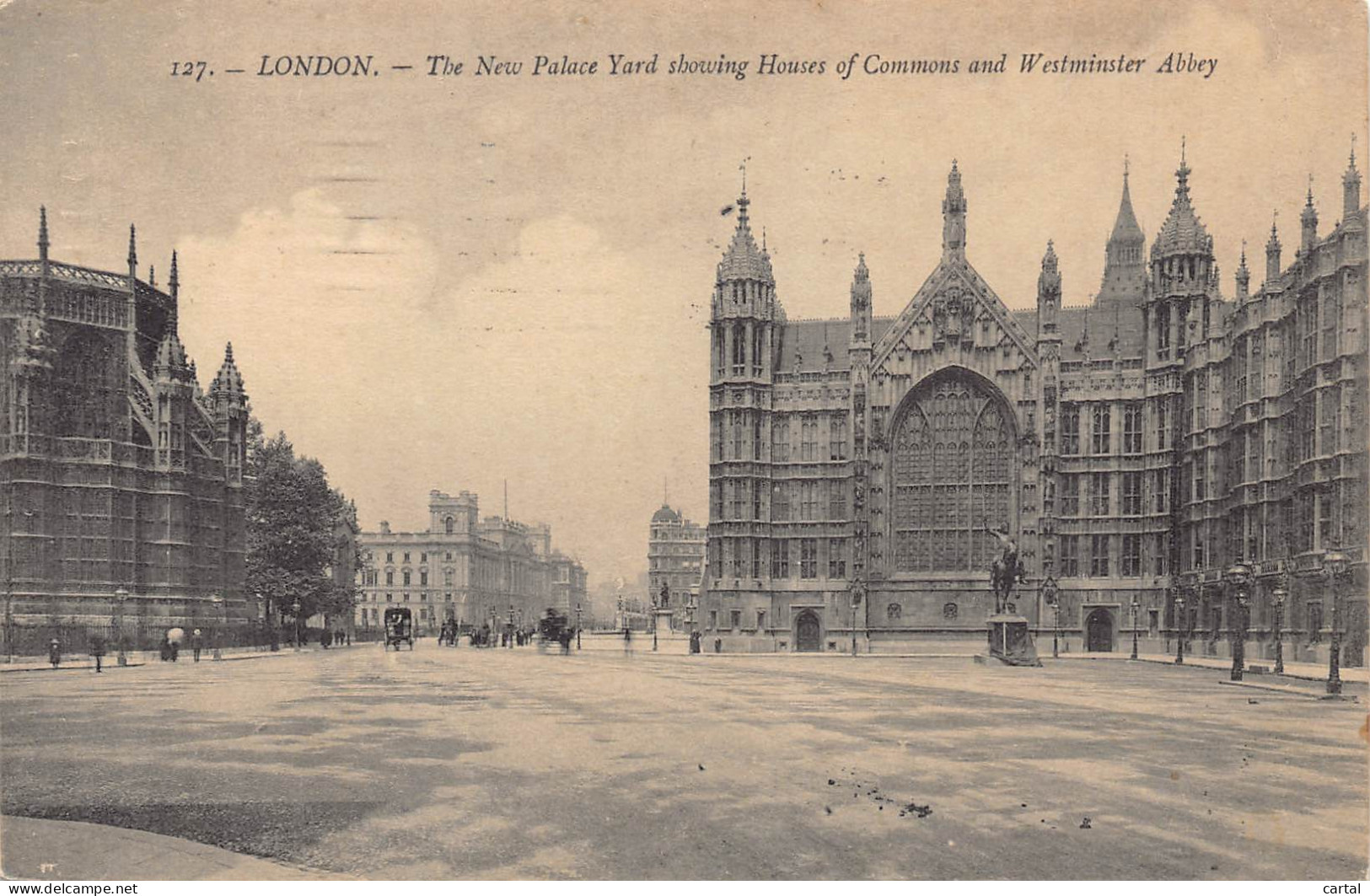 LONDON - The New Palace Yard Showing Houses Of Commons And Westminster Abbey - Westminster Abbey